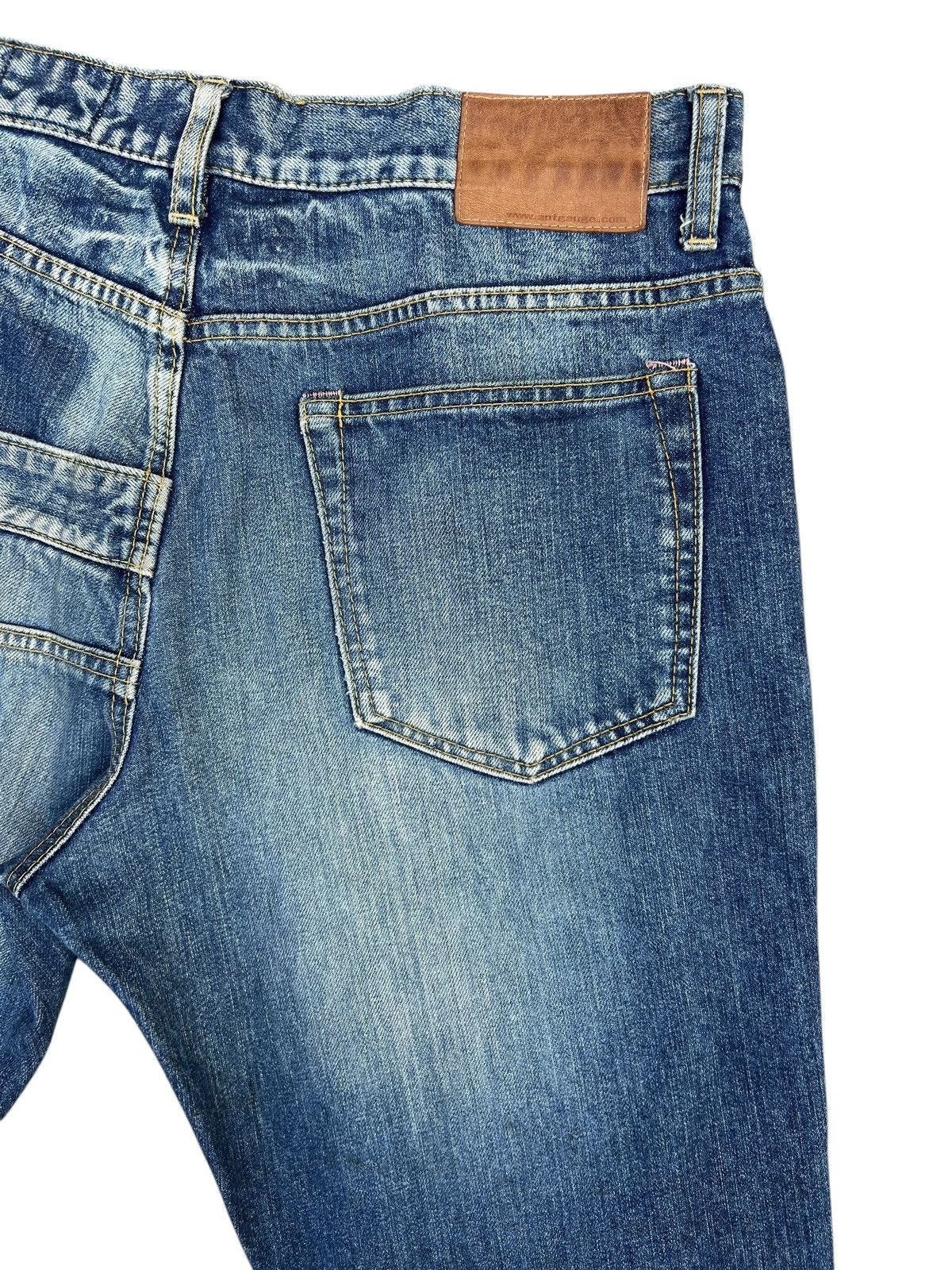 Vintage Vintage Antgauge Multiple Cut Raw Edge Mud Denim Jeans Size US 32 / EU 48 - 17 Thumbnail