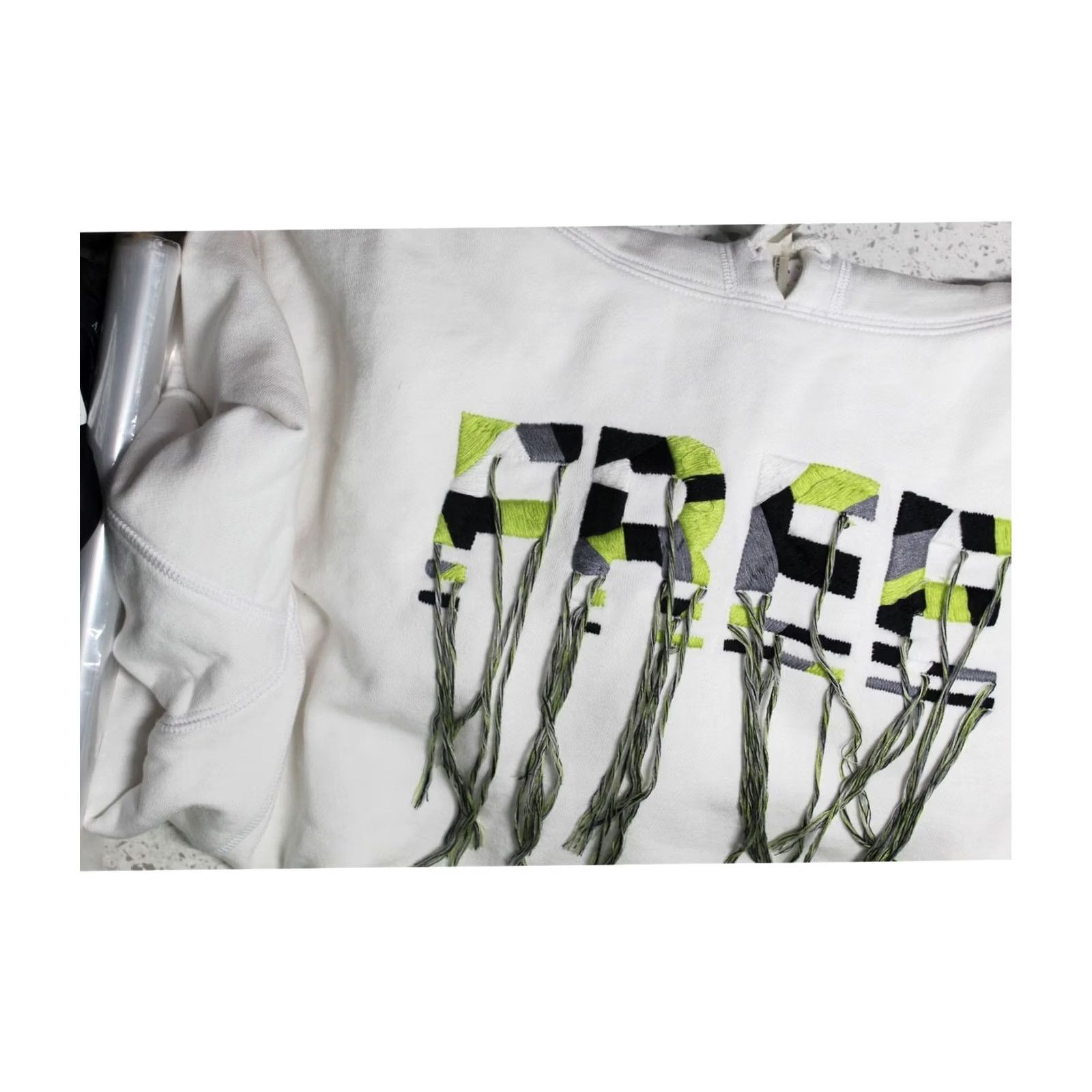 Free People Free People Womens Hoodie Sweatshirt white S Fringe Freestyle Size S / US 4 / IT 40 - 3 Thumbnail