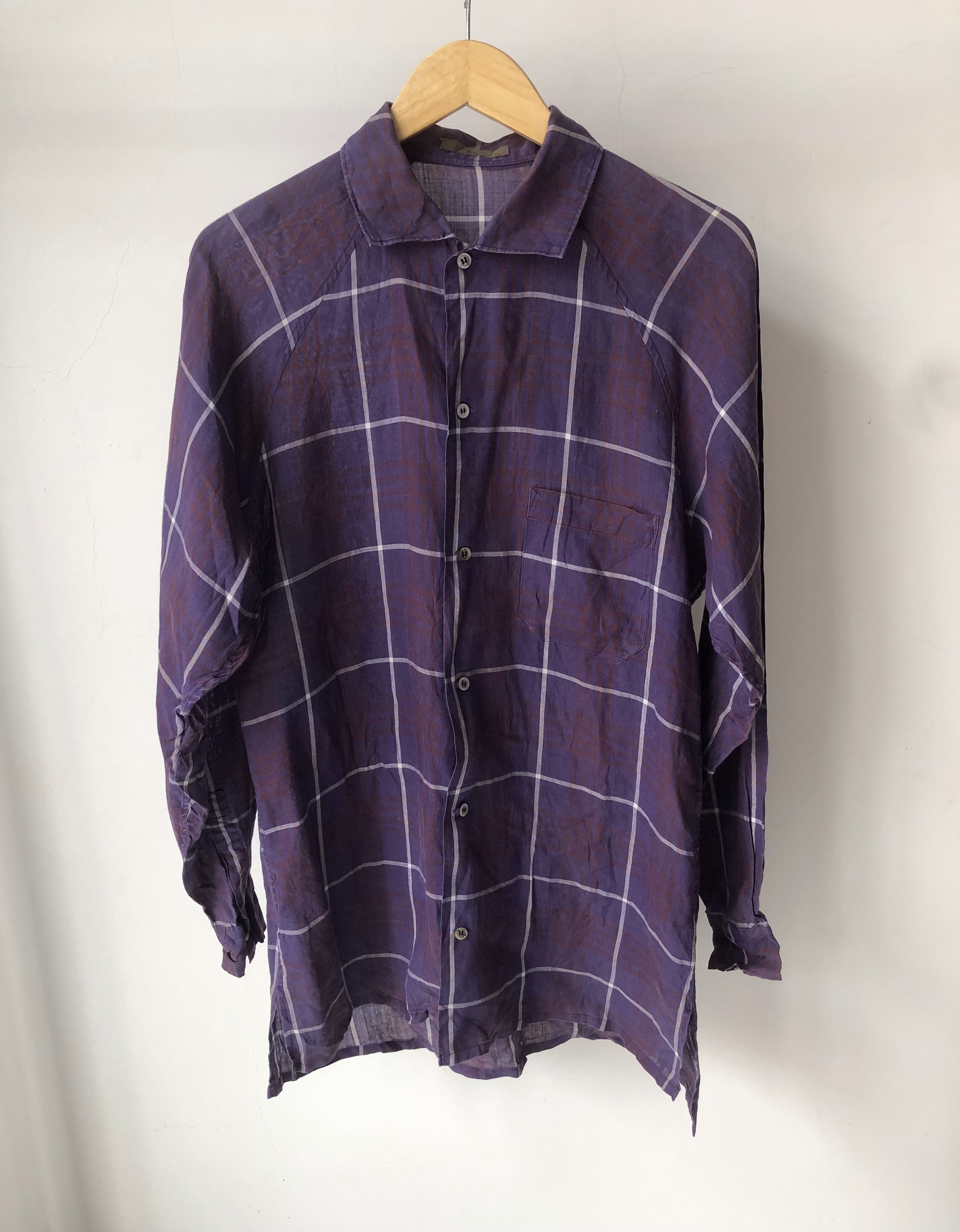 Y's for Men purple camp shirt Size US M / EU 48-50 / 2 - 1 Thumbnail