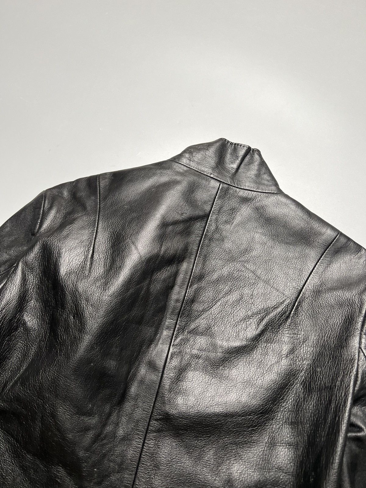 MASAHIROMARUYAMA Nude Masahiko Maruyama Goat Leather Paneled Jacket Size US M / EU 48-50 / 2 - 7 Thumbnail