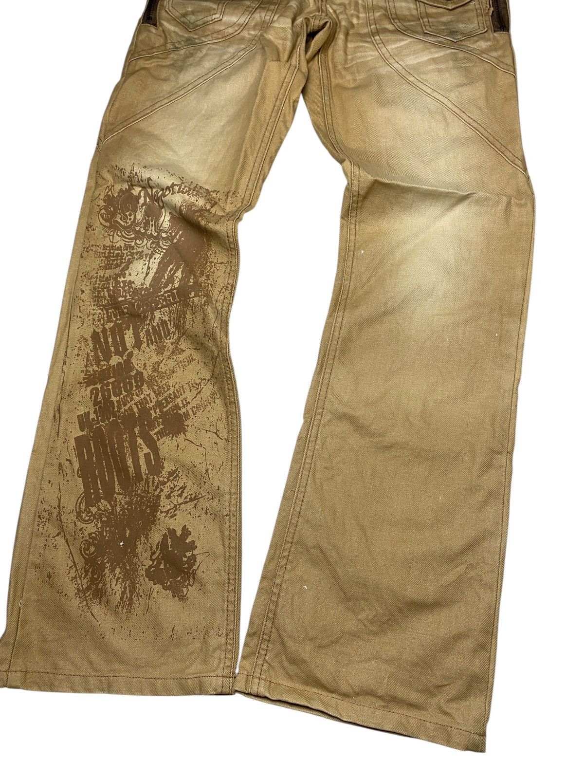 If Six Was Nine 2000's Semantic Design Multipocket Clawmark Tribal Pants Size US 28 / EU 44 - 9 Thumbnail