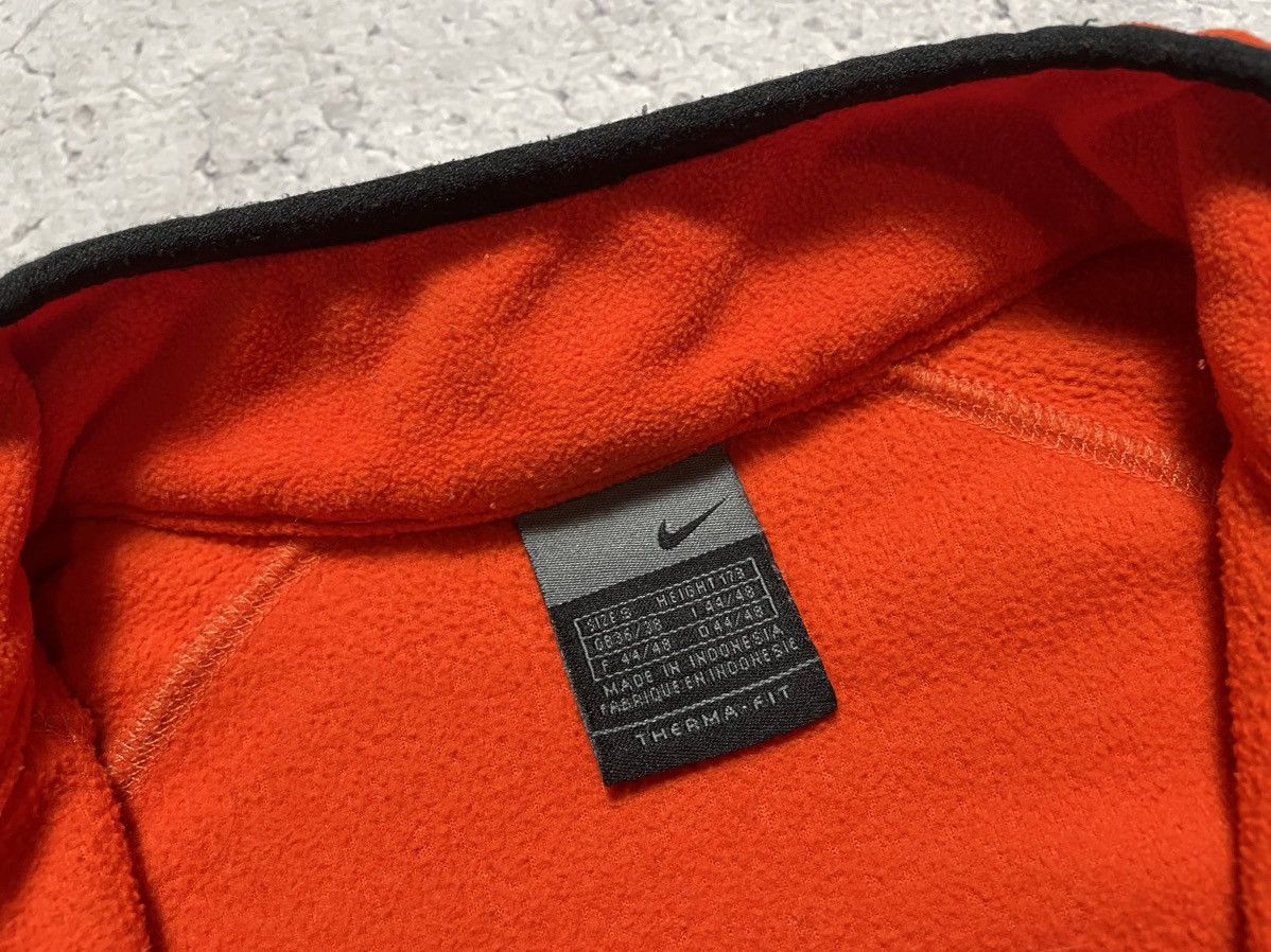 Nike × Vintage Vintage Fleece Jacket 1/2 Zip Pullover Nike Y2K Drill Swoosh Size US S / EU 44-46 / 1 - 9 Thumbnail