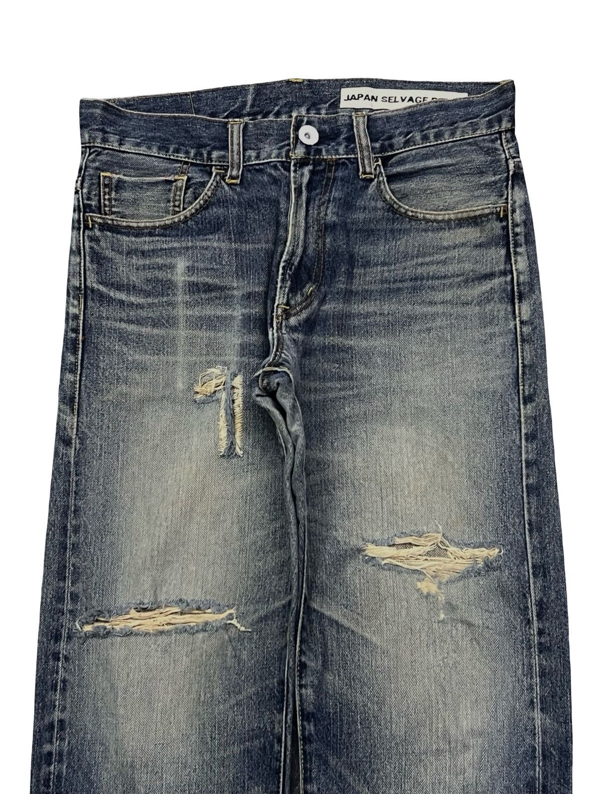Japanese Brand RUSH HOUR RH-0007 Japanese Selvedge Denim | Heavy Vintage Size US 32 / EU 48 - 4 Thumbnail