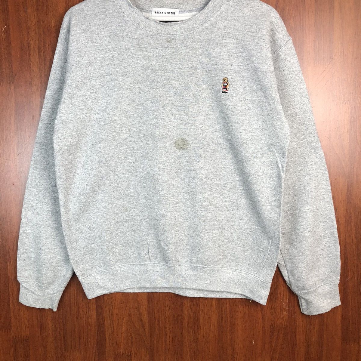 Japanese Brand × Vintage Freaks Store Grey vintage Sweatshirt #7546 Size US M / EU 48-50 / 2 - 3 Thumbnail