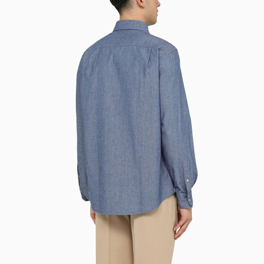 Loro Piana o1d2blof0424 Button Shirts in Light Blue Size US L / EU 52-54 / 3 - 3 Thumbnail