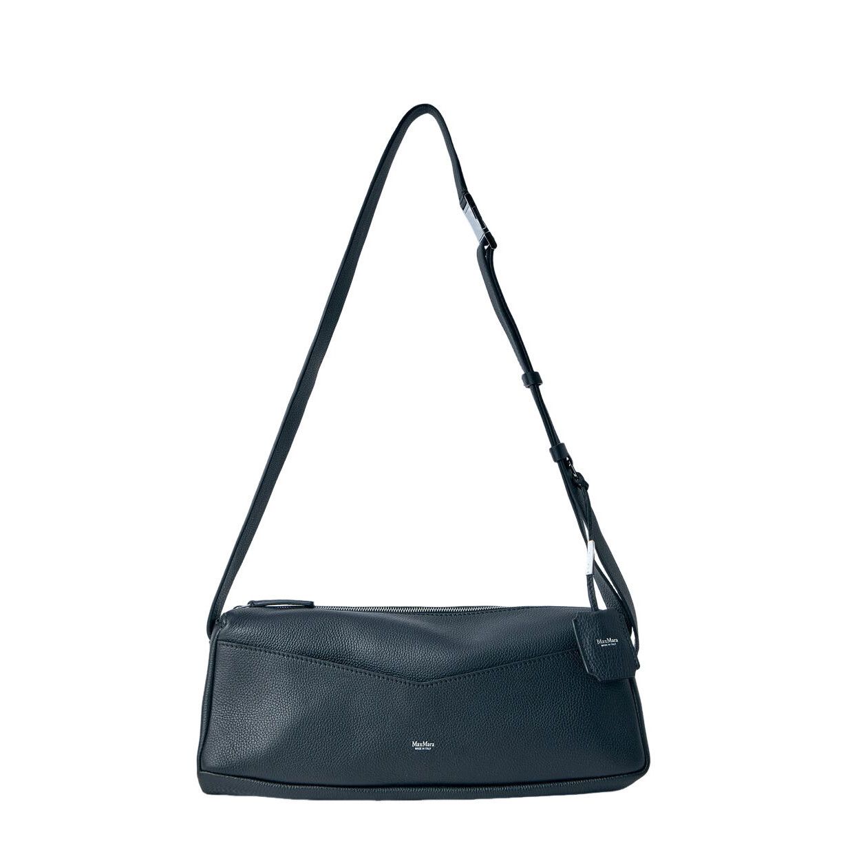 Max Mara MAX MARA Black Rectangular Leather Shoulder Bag New And Auth Size ONE SIZE - 1 Thumbnail