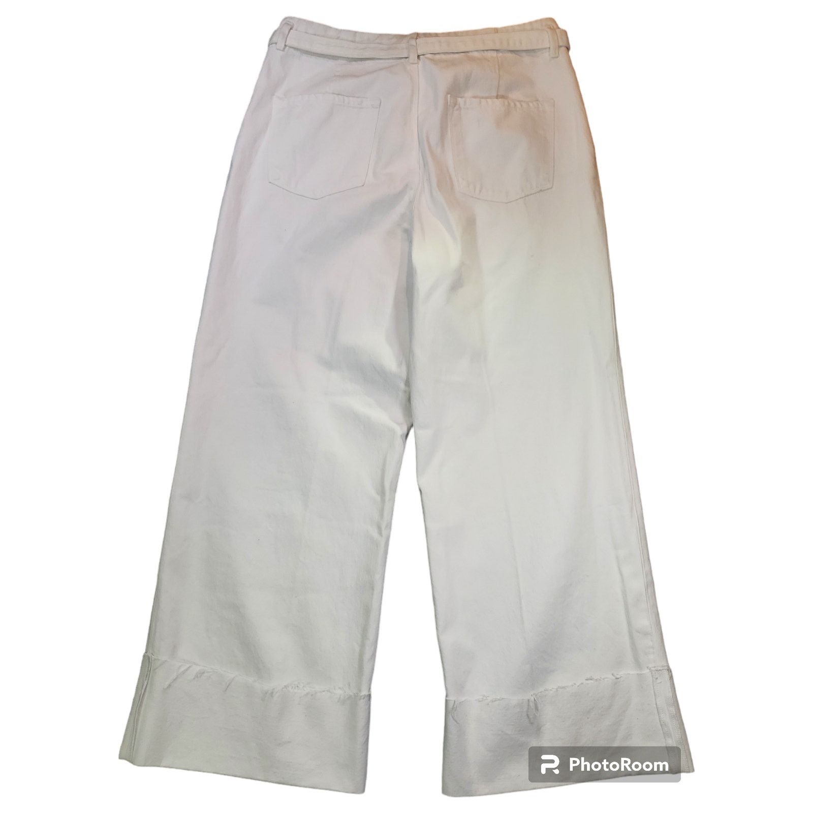 J Brand J Brand | White Louisa High Rise Tie Waist jeans | Size 32 Size 32" / US 10 / IT 46 - 8 Thumbnail
