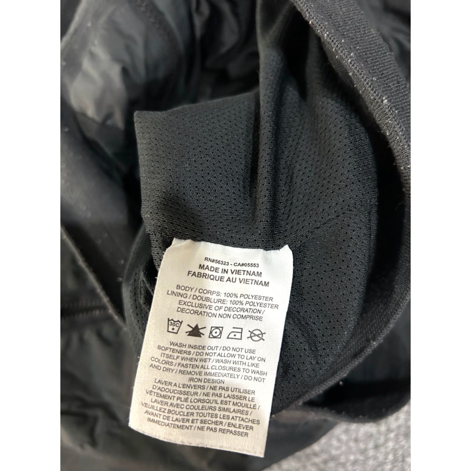 Nike Nike windbreaker jacket Mens M black lightweight hooded zip pockets Size US M / EU 48-50 / 2 - 6 Thumbnail