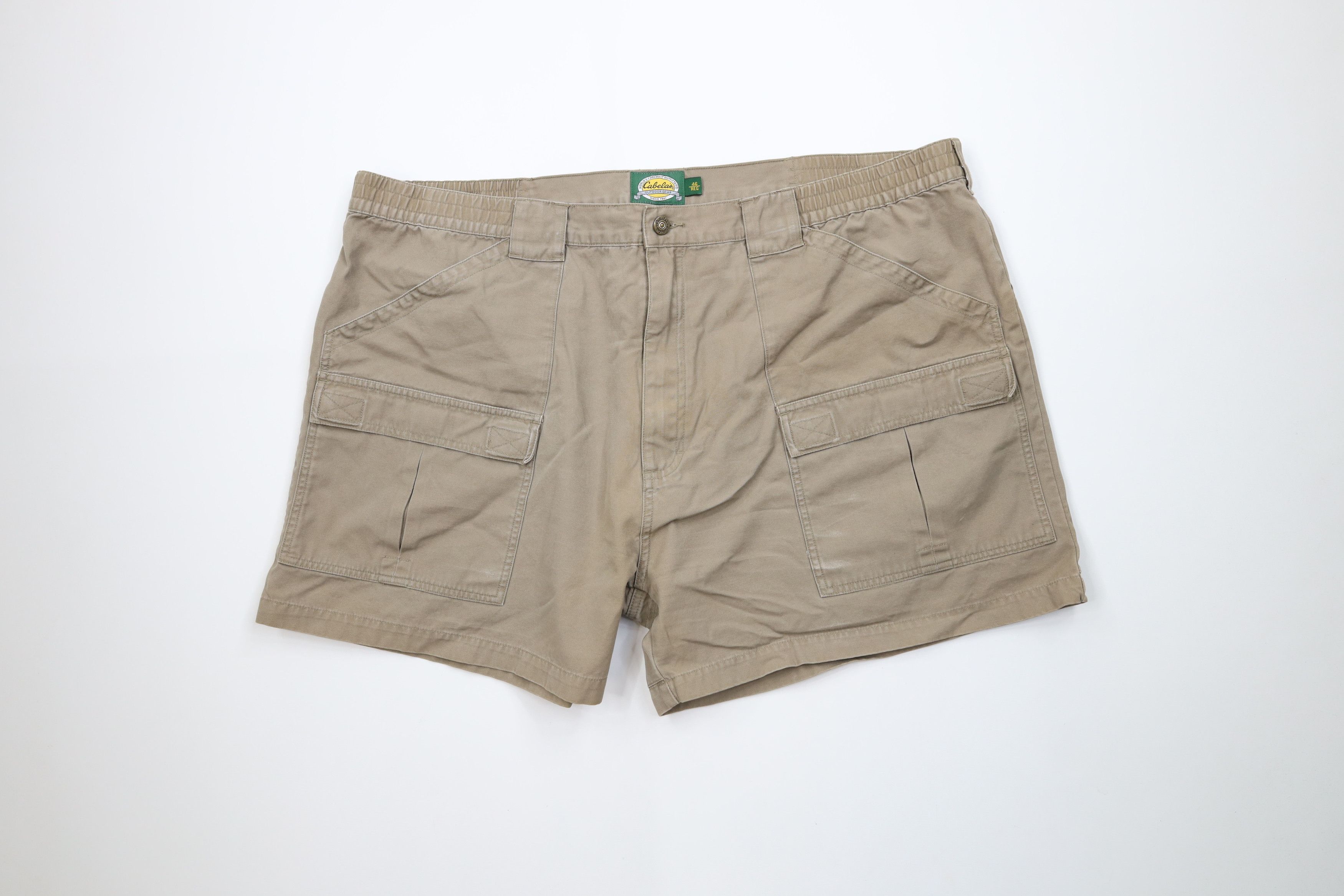 Cabelas Vintage Cabelas Knee Trekking Hiking Cargo Shorts Beige Size US 44 / EU 60 - 1 Thumbnail