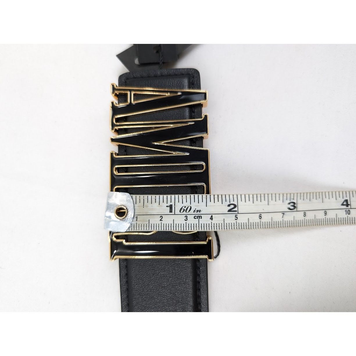 Amiri o1rshd1 Size: 80 CM / Nappa Amiri 4cm Belt in Black Size 32 - 11 Thumbnail