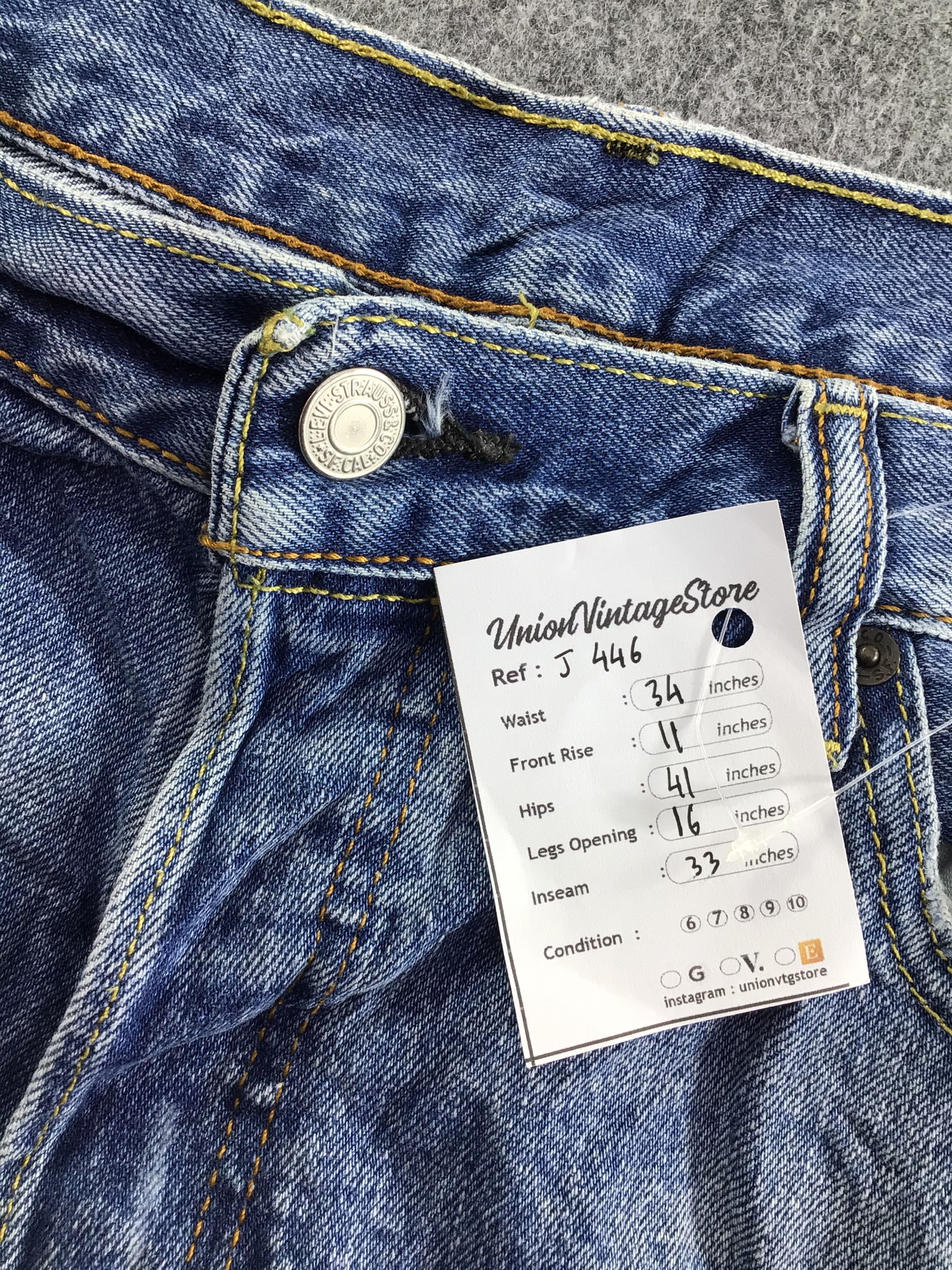 Levi's Levis 501 Jeans-J446 Size US 35 - 13 Thumbnail