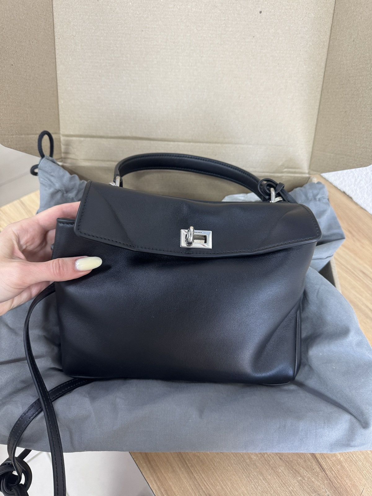 Balenciaga Balenciaga Rodeo Mini Leather Tote Bag Size ONE SIZE - 2 Thumbnail