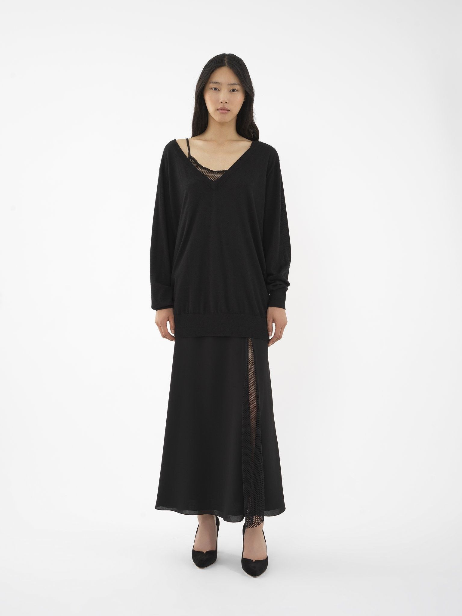 Chloe o1loc1c0325 CHC24 Pullover in Black Size S / US 4 / IT 40 - 2 Thumbnail