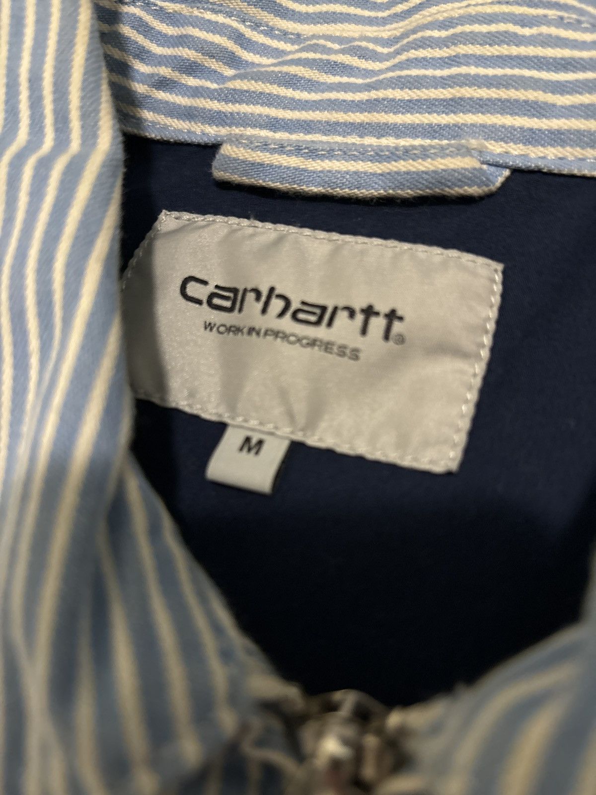 Carhartt Blue and white pinstripe Carhartt WIP jacket Size US M / EU 48-50 / 2 - 4 Thumbnail