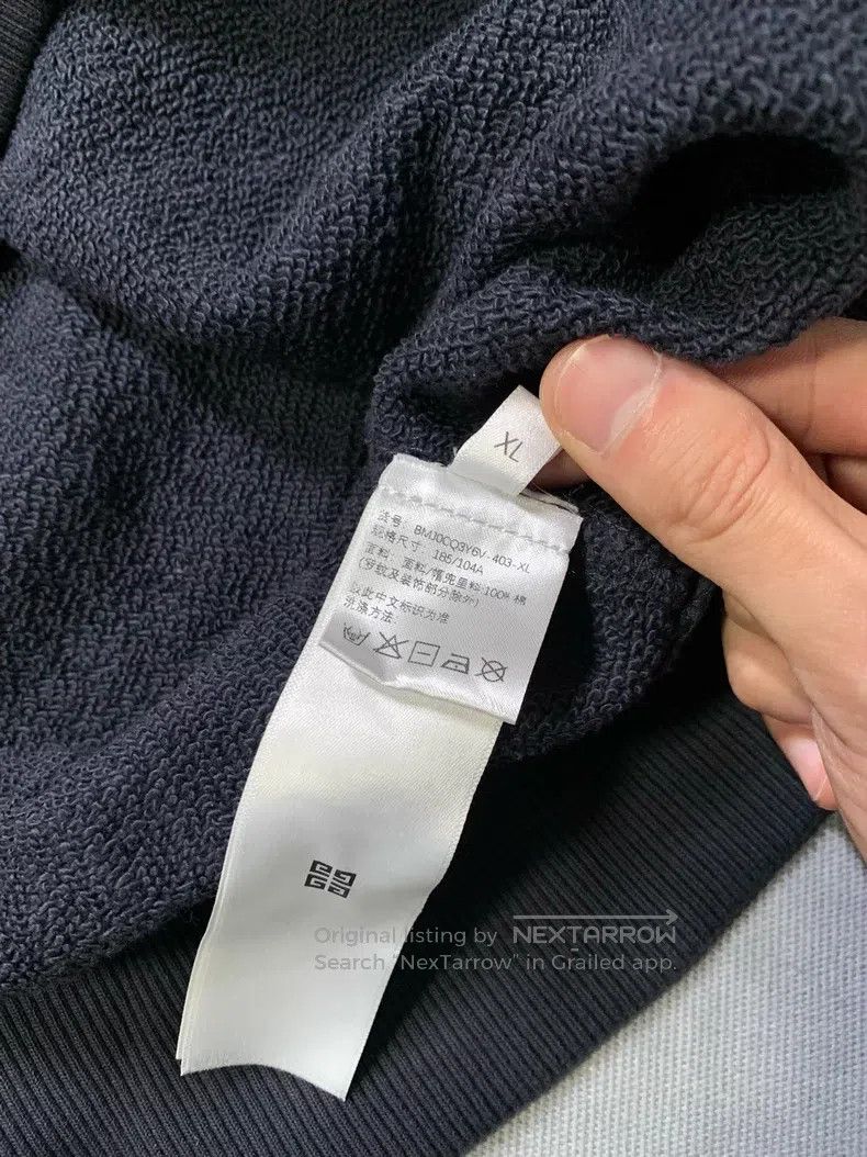 Givenchy Givenchy Embroidered Hooded Sweatshirt Size US XL / EU 56 / 4 - 5 Thumbnail