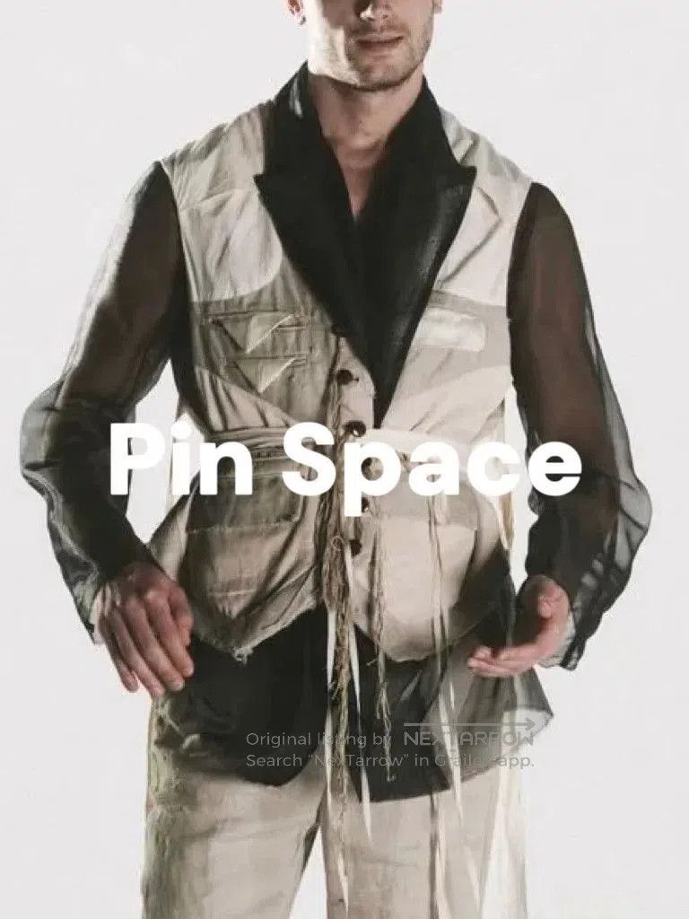 Midorikawa Midorikawa Deconstructed Reversible Vest. Size US M / EU 48-50 / 2 - 7 Thumbnail