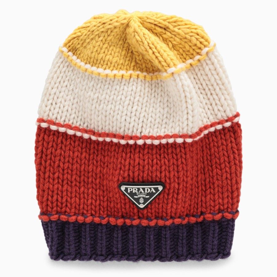 image of Prada O1D2Blof01223 Hat In Yellow, Women's