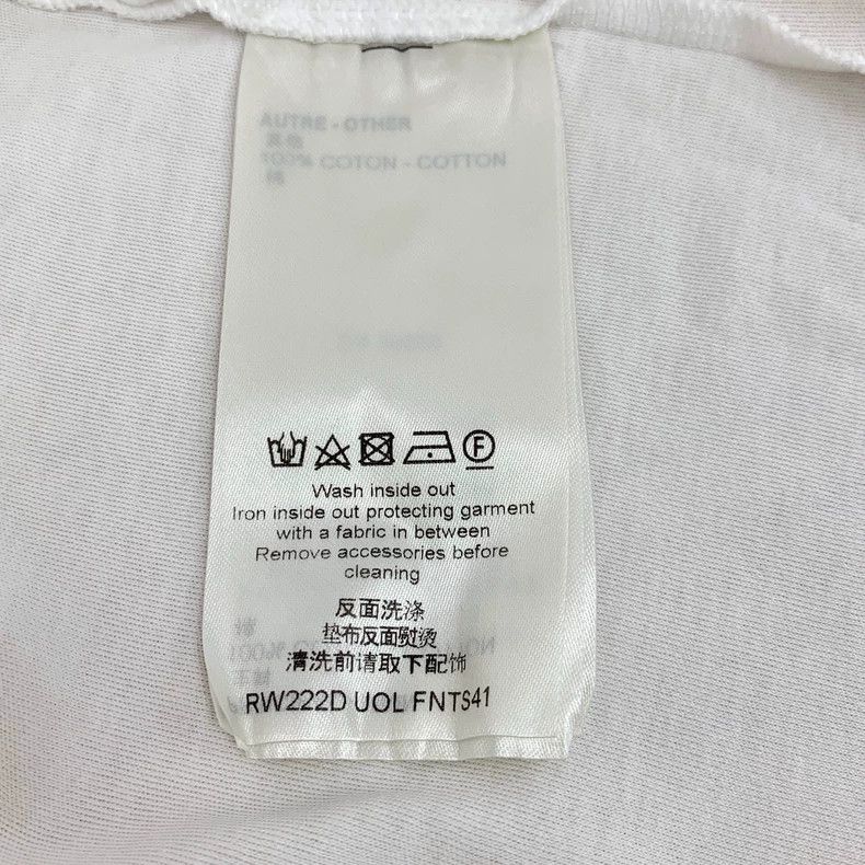 Louis Vuitton Louis Vuitton White Chain Badge Printed Cotton Crew Neck S Size L / US 10 / IT 46 - 7 Thumbnail