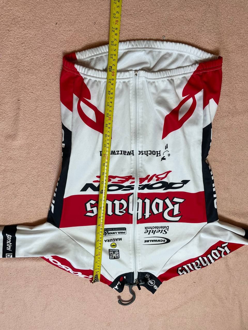 Vintage vintage jacket Y2K SANTINI big print logo streetwear Size US L / EU 52-54 / 3 - 19 Thumbnail
