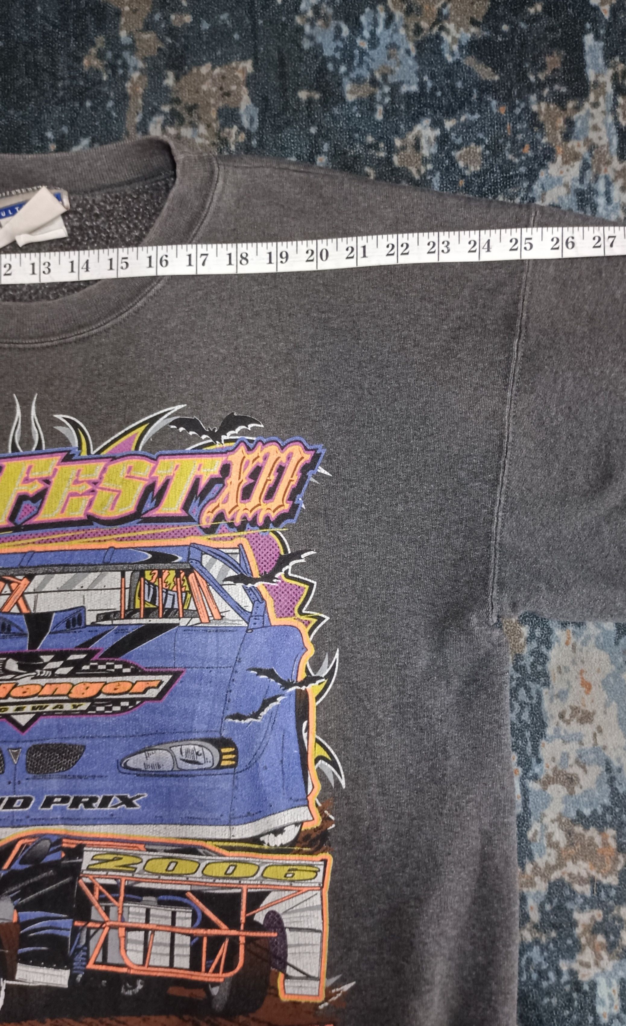 NASCAR Vintage Nascar"Who Can Beat The Reaper" Jacksonville Size US L / EU 52-54 / 3 - 13 Thumbnail