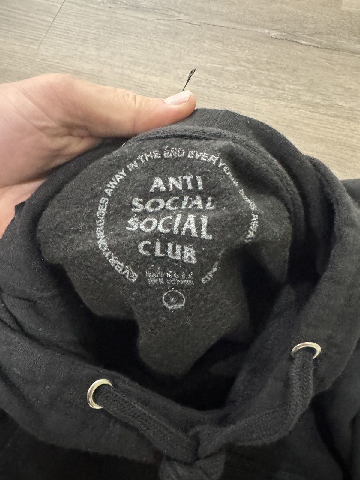 Anti Social Social Club Anti Social Social Club "NOT FUCKING HAPPY" Hoodie Size US L / EU 52-54 / 3 - 3 Thumbnail