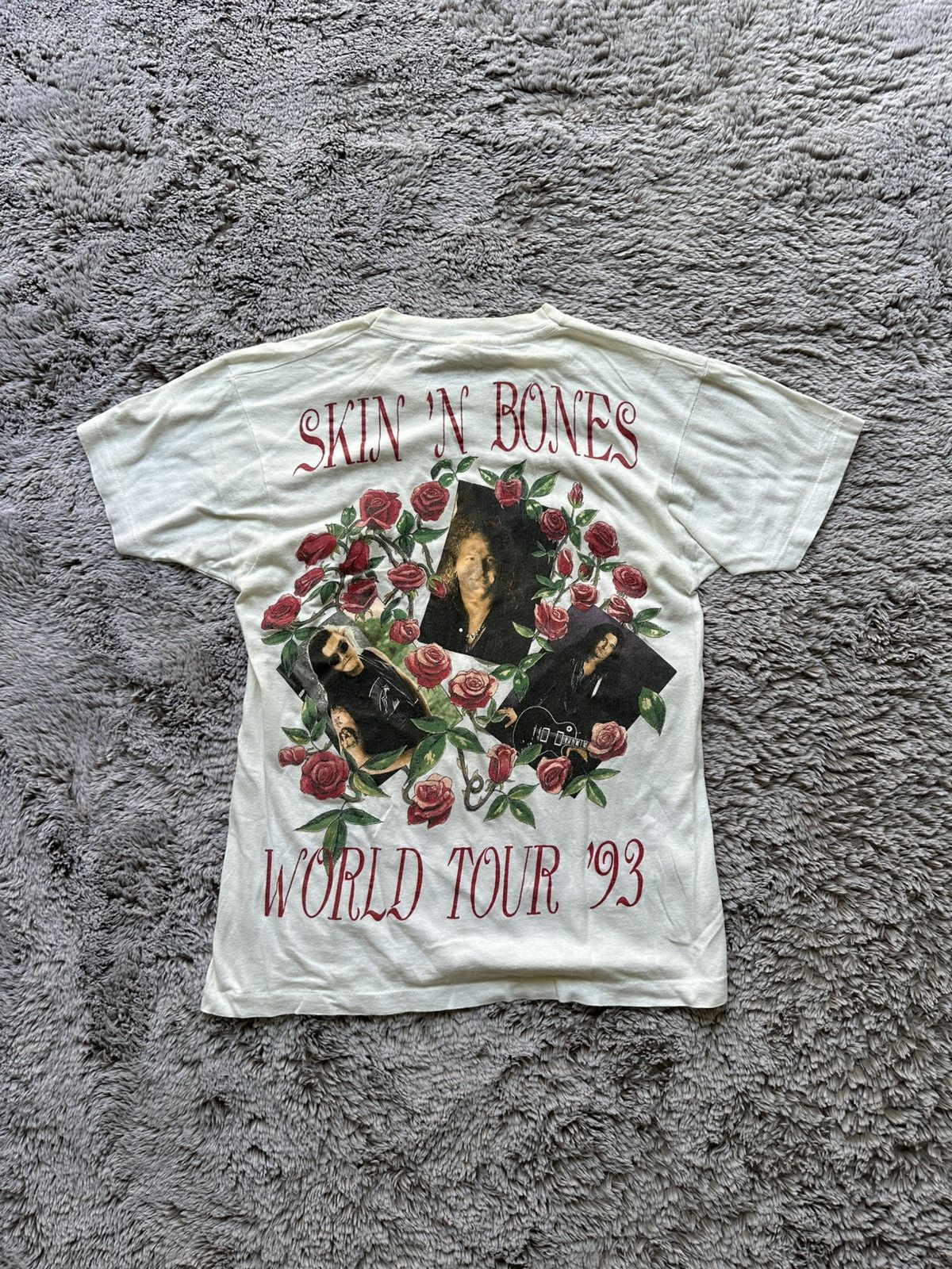 Other Vintage 1993 Guns N Rose Skin N Bones Tour Tee Screen Stars Size US L / EU 52-54 / 3 - 12 Thumbnail