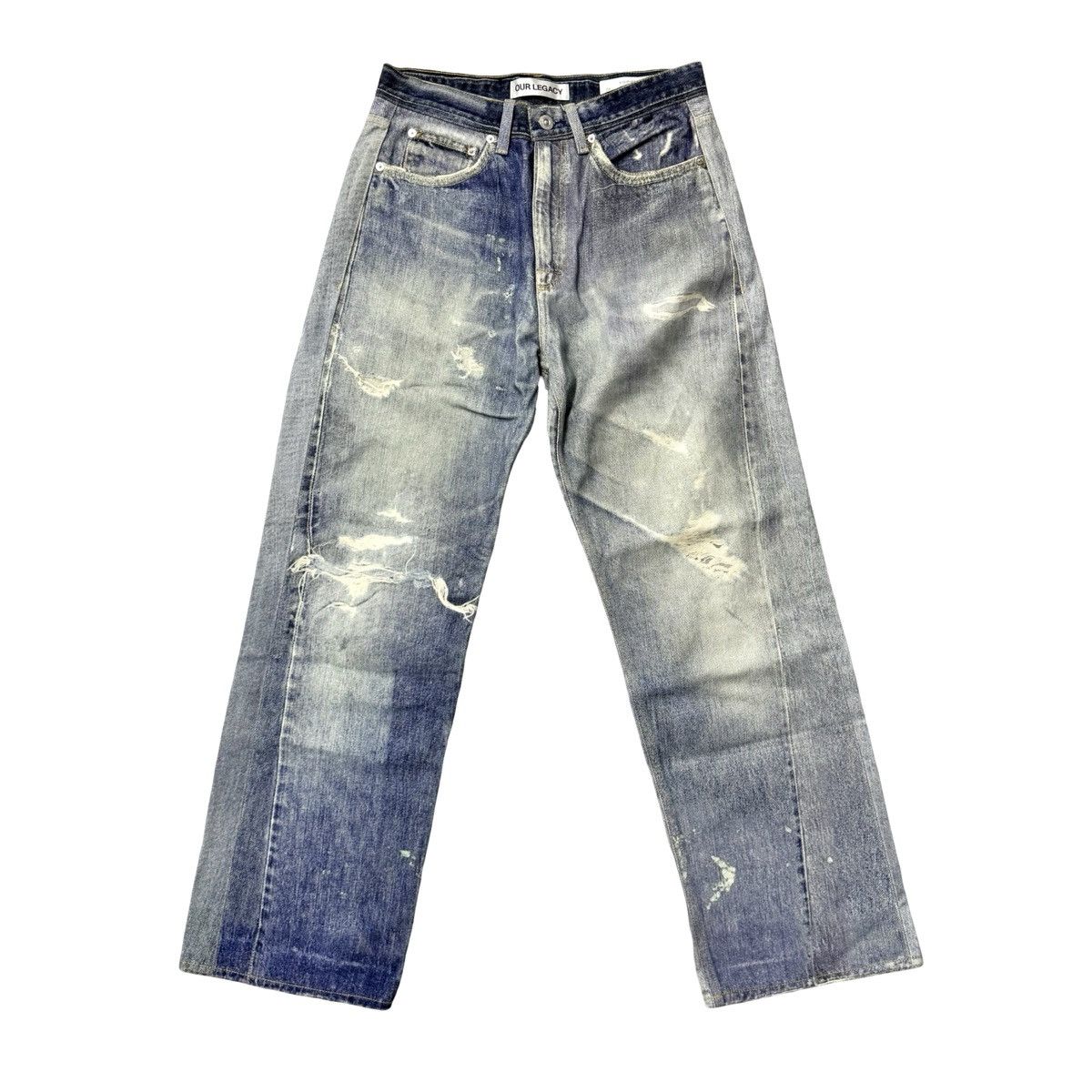 Our Legacy Our Legacy Digital Chalk Flower Third Cut Jeans | Grailed