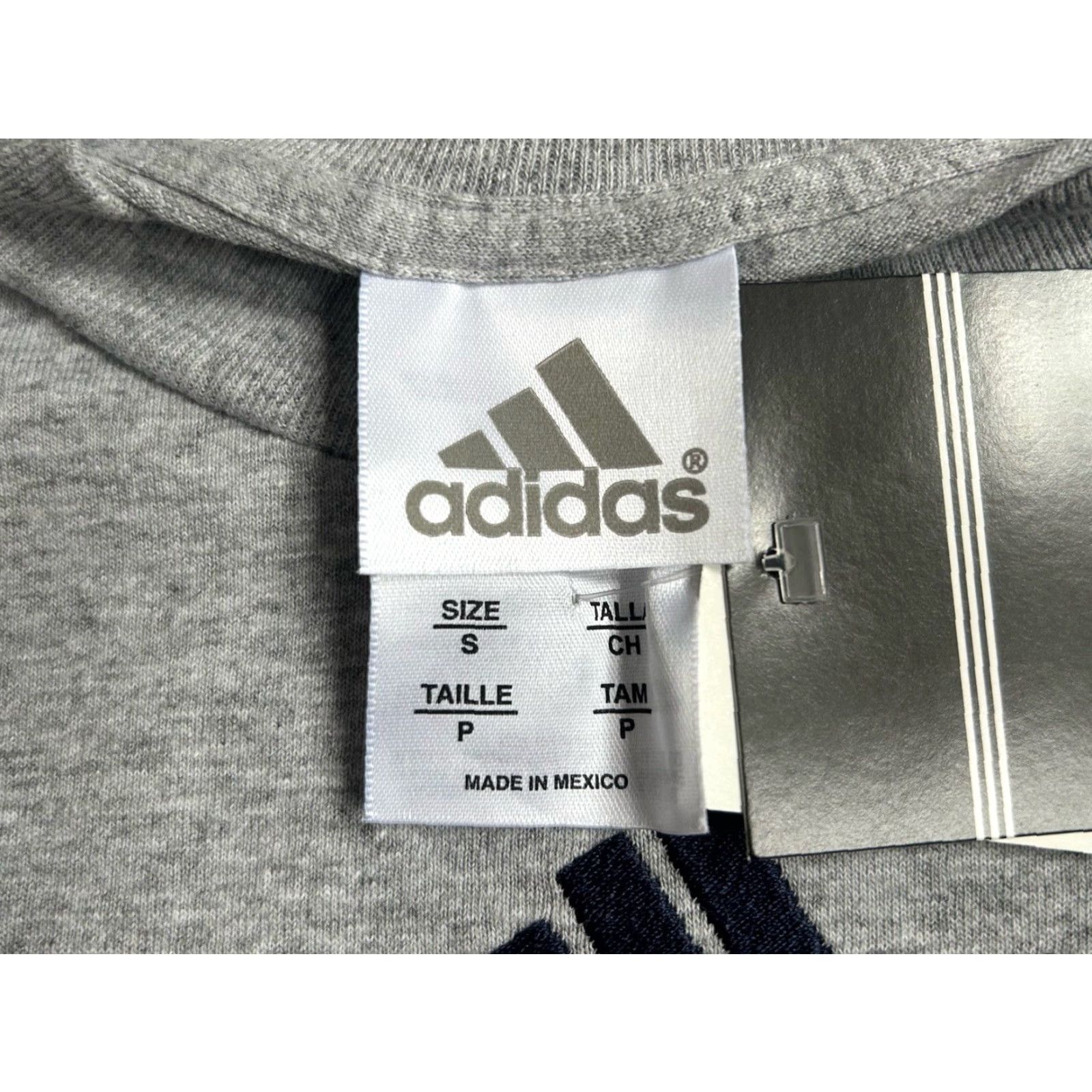 Adidas VINTAGE adidas Mountain Logo T-Shirt Mens Small Gray NWT 2004 Deadstock Logo Embroidered Mountain 21" Across 28" Long 8.5" Arms(Size) Size US S / EU 44-46 / 1 - 6 Thumbnail