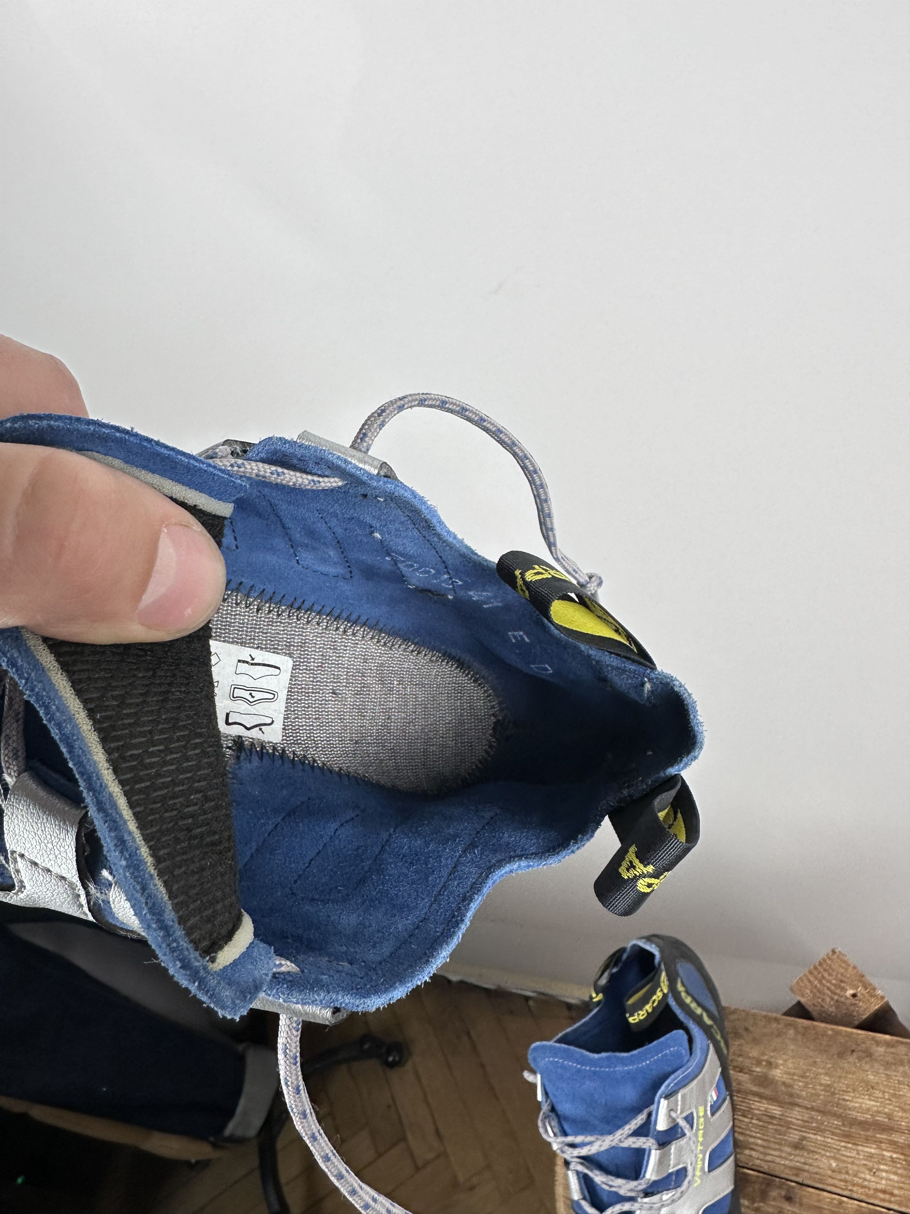 Scapa Sports Scarpa Vantage Rock Climbing Shoes Size US8 Bouldering Blue Size US 8 / EU 41 - 11 Thumbnail