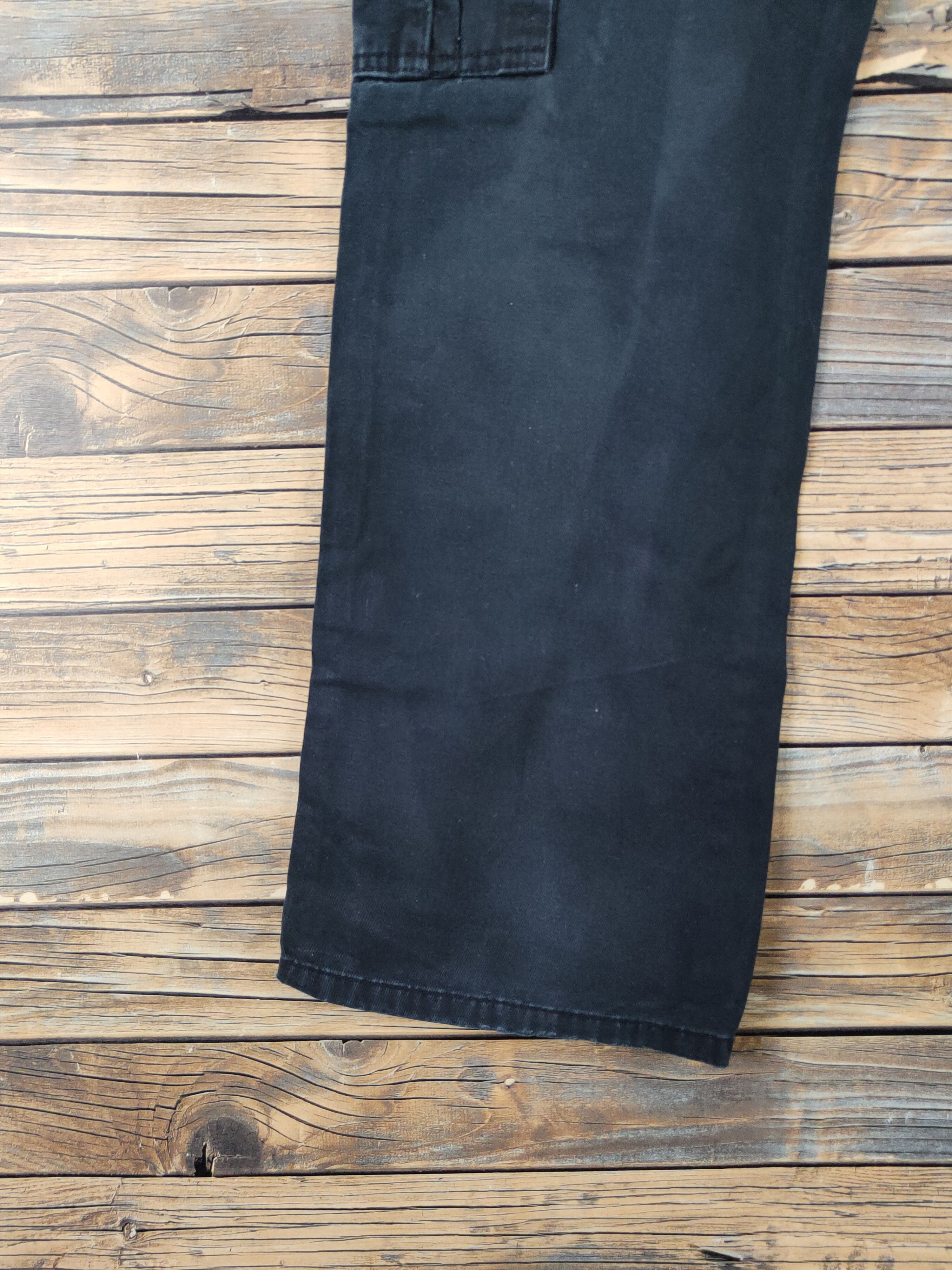 Japanese Brand DL Wrangler Black Multipocket Tactical Cargo Pants #948 Size US 31 - 9 Thumbnail
