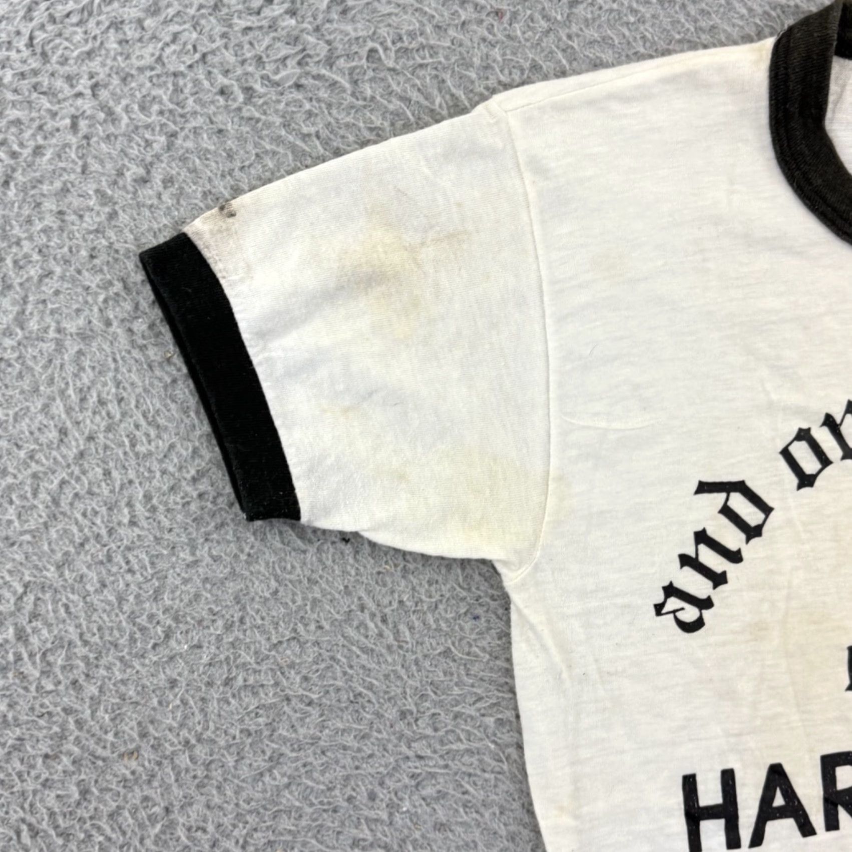 Velva Sheen VINTAGE Harley Davidson Shirt Velva Sheen 70s 80s Ringer Crew Neck Short Sleeve White Cotton Men S XS Size US S / EU 44-46 / 1 - 4 Thumbnail