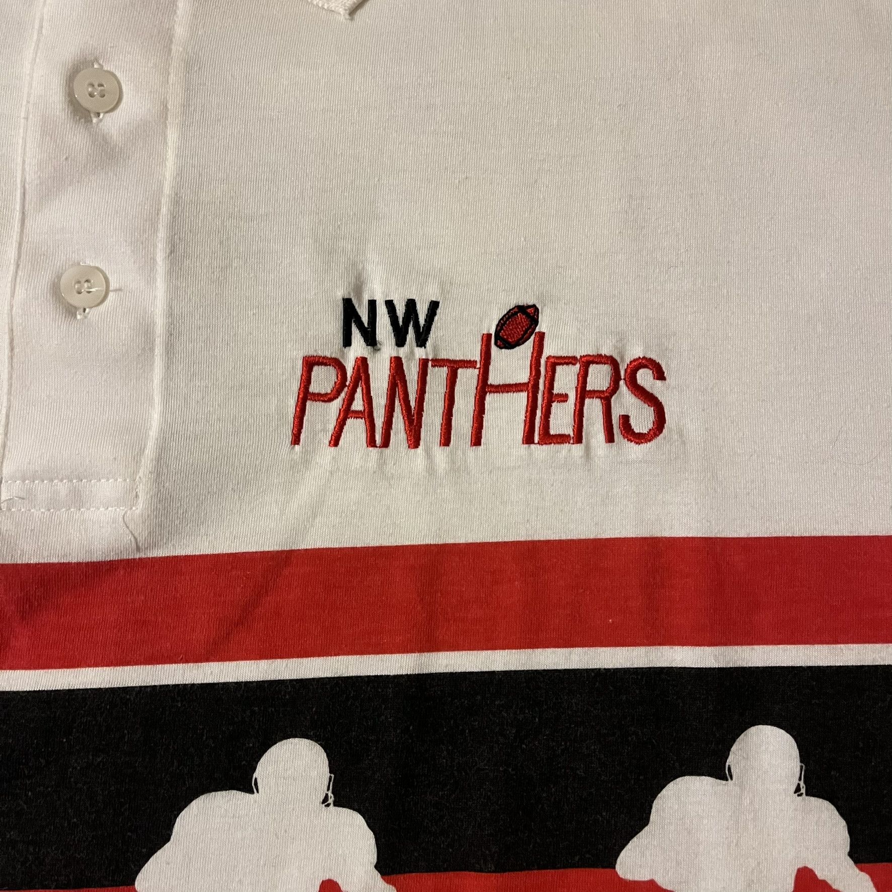 Vintage VTG 90s Northwest Panthers Football Team Single Stitch Polo Size US XXL / EU 58 / 5 - 4 Thumbnail