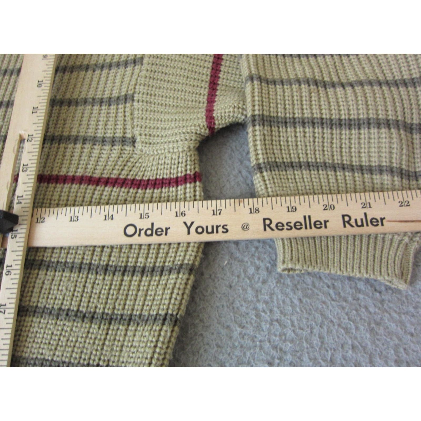 Vintage VINTAGE Lauren Hansen Sweater Womens M Brown Wool Striped Crew Neck Pullover 80s 70s All Seasons Logo Raglan Sleeve Knit Chair? Size M / US 6-8 / IT 42-44 - 6 Thumbnail
