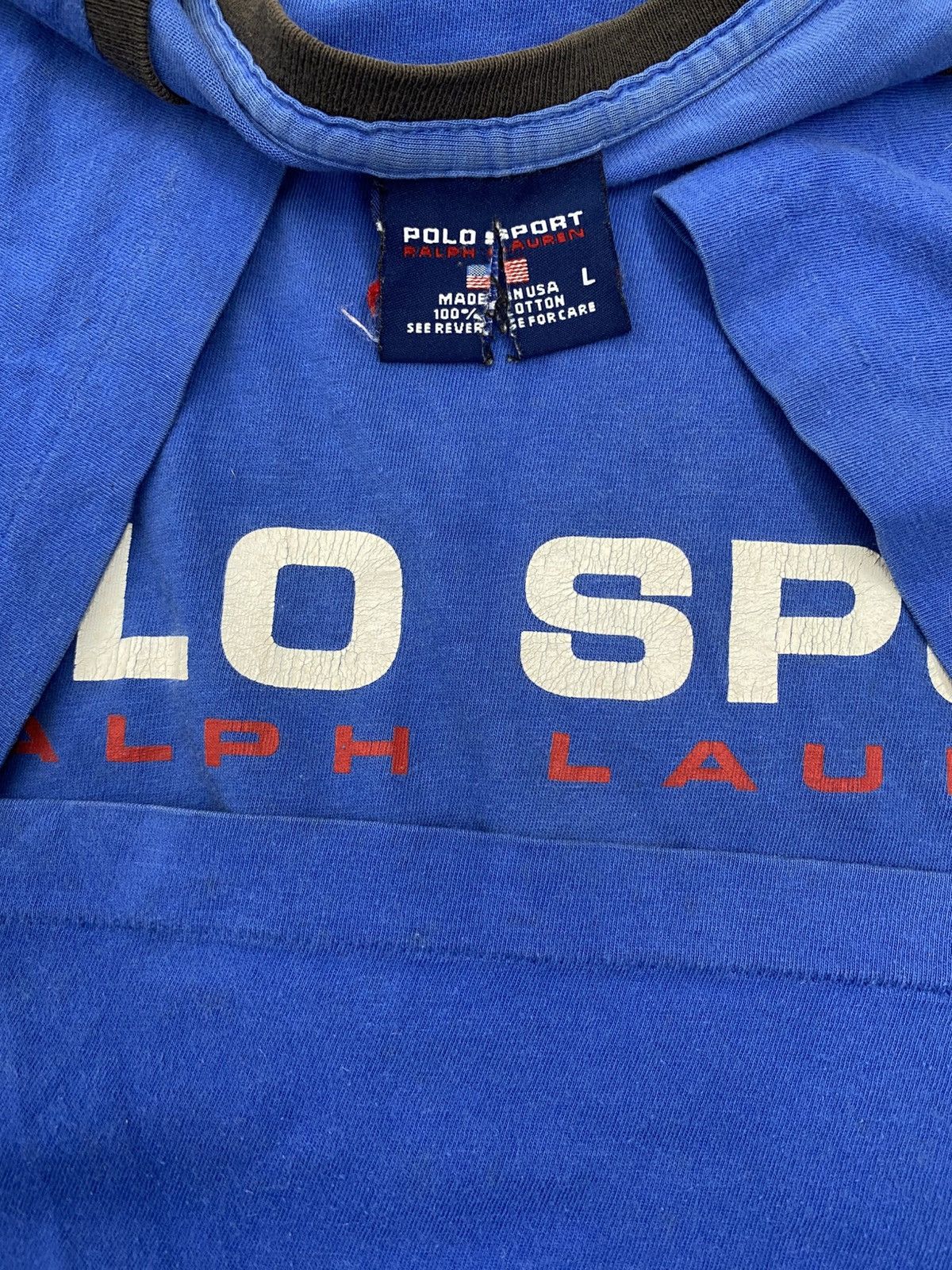 Polo Ralph Lauren Vintage Polo Ralph Lauren OG t-shirt Size US L / EU 52-54 / 3 - 3 Thumbnail
