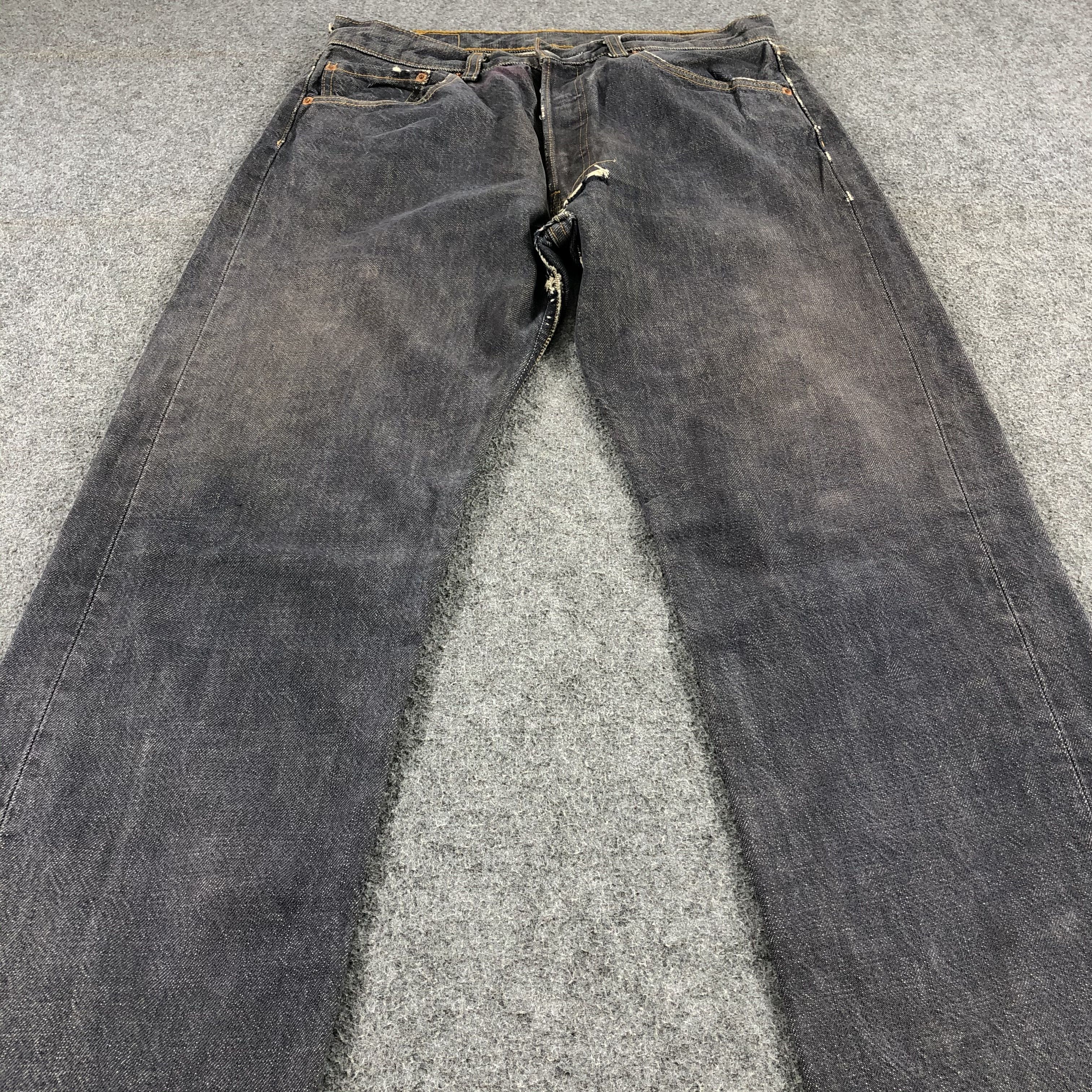 Levi's × Vintage Vintage 90s Distress Levis 501 Jeans-JM1557 Size US 31 - 3 Thumbnail