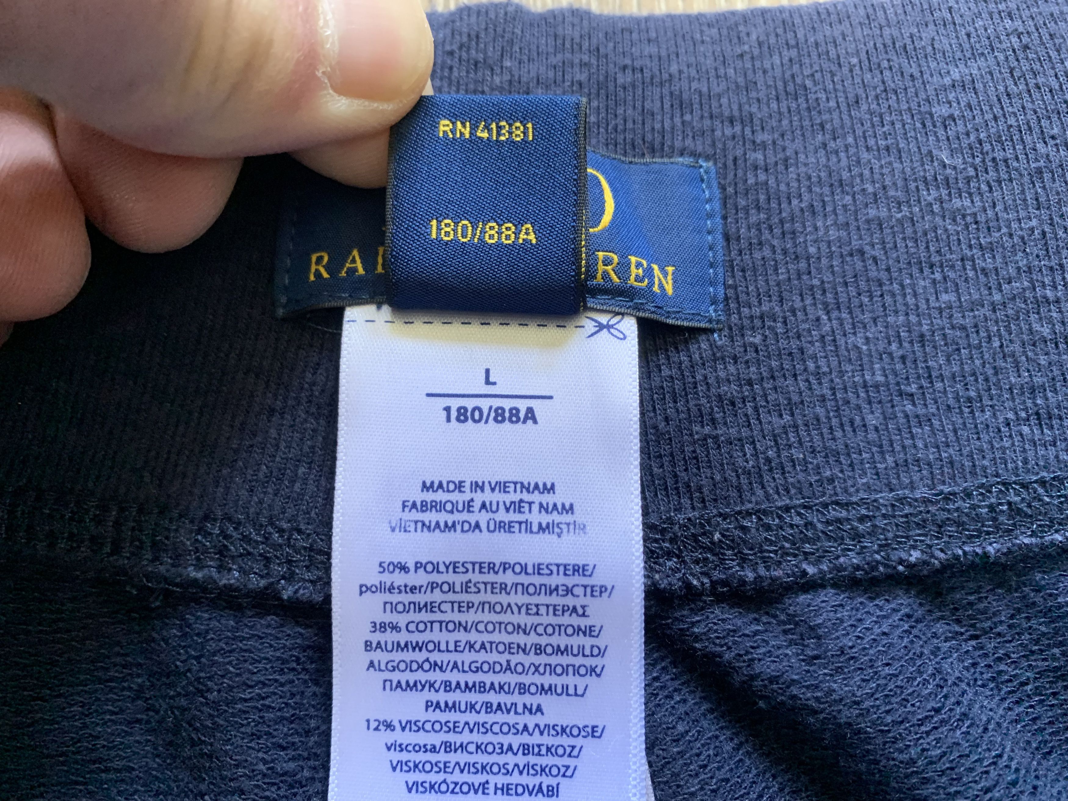 Polo Ralph Lauren Polo Ralph Lauren Mens Cotton Blend Drawstring Blue Shorts Size US 34 / EU 50 - 7 Thumbnail