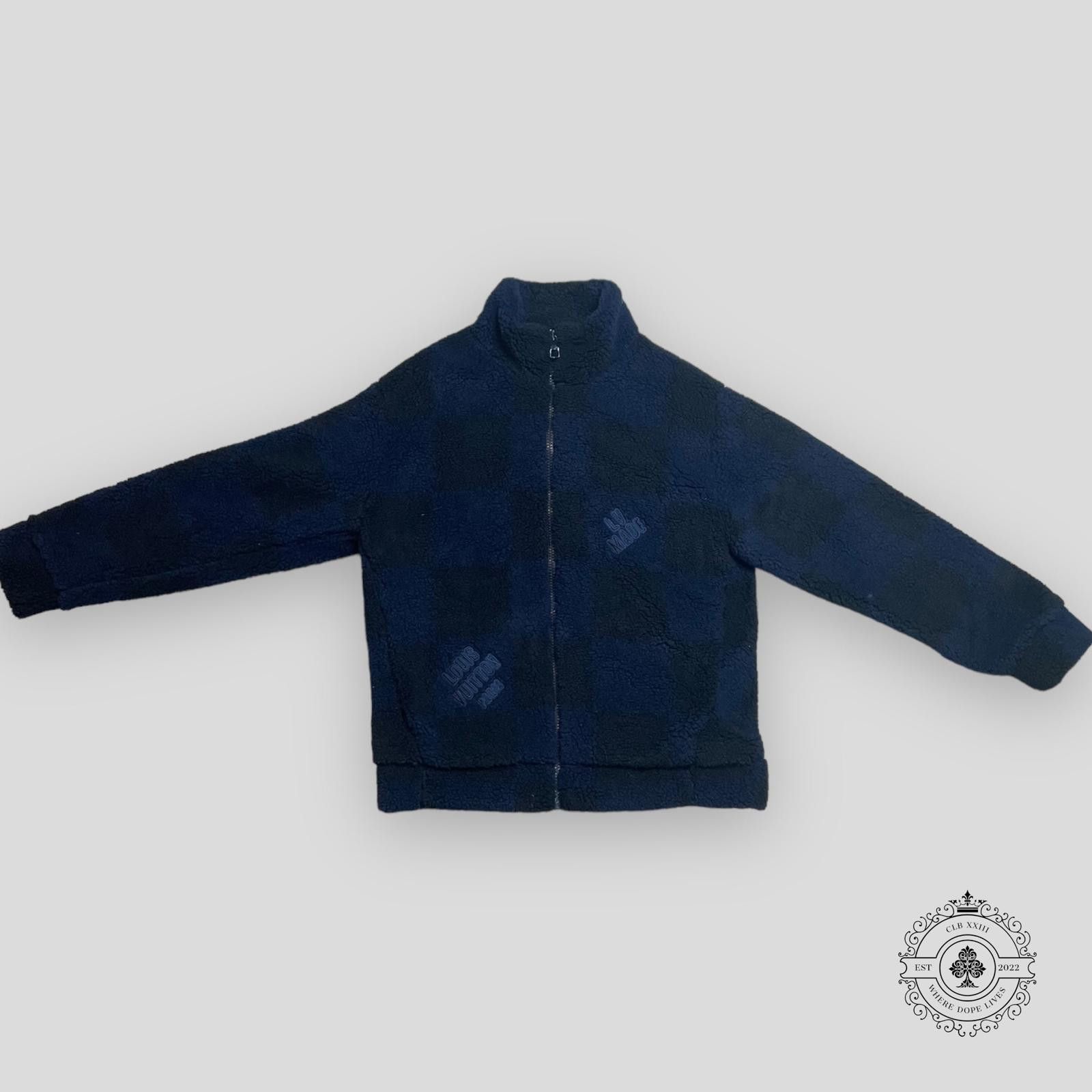 Louis Vuitton Louis Vuitton X Nigo Jacquared Damier Fleece Jacket Size US XXL / EU 58 / 5 - 1 Thumbnail
