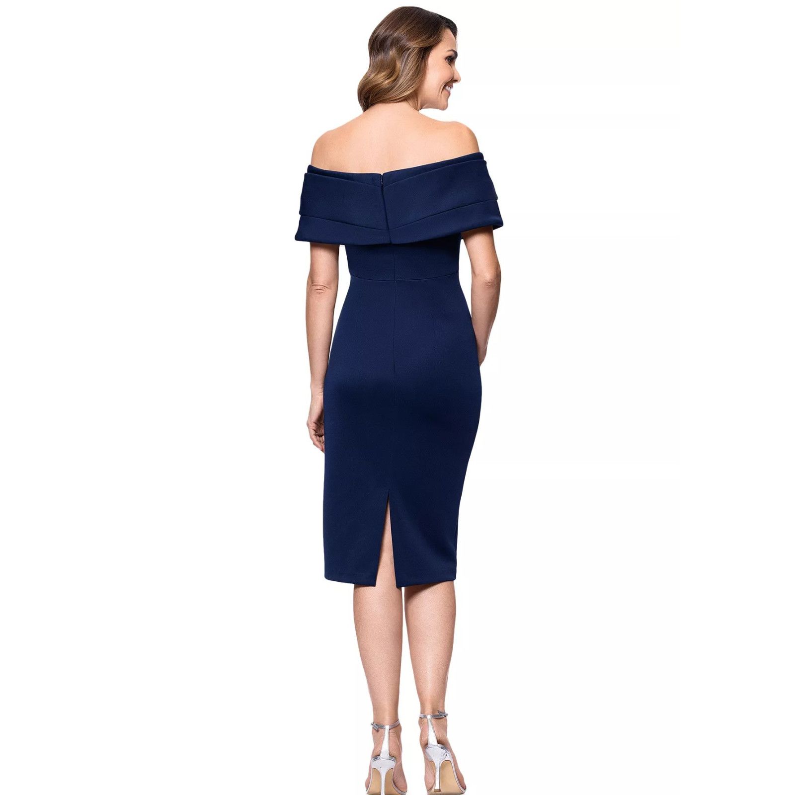 Other Betsy & Adam Petite Off-the-Shoulder Sheath Dress,12 P Size M / US 6-8 / IT 42-44 - 4 Thumbnail