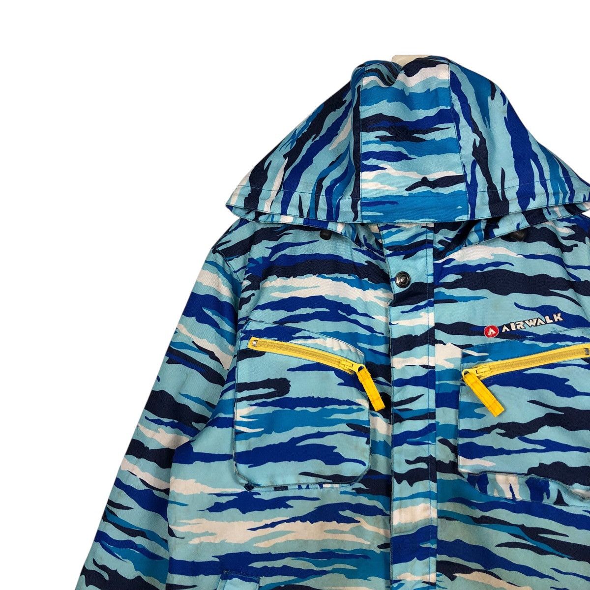 Japanese Brand 📌Vintage Ski Jacket Camouflage Airwalk Multi Pocket Size US S / EU 44-46 / 1 - 8 Thumbnail