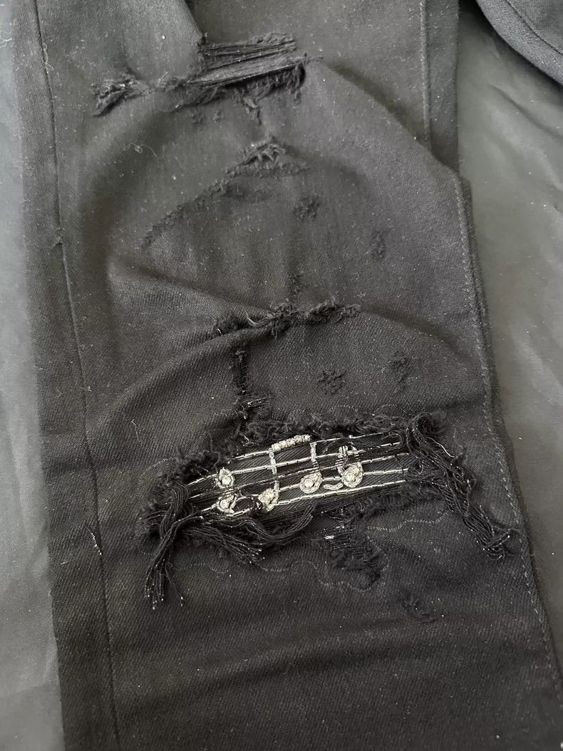 Amiri Amiri 19SS MX1 Diamond Patch Skinny Jeans 2502-Nextarrow Size US 29 - 2 Thumbnail
