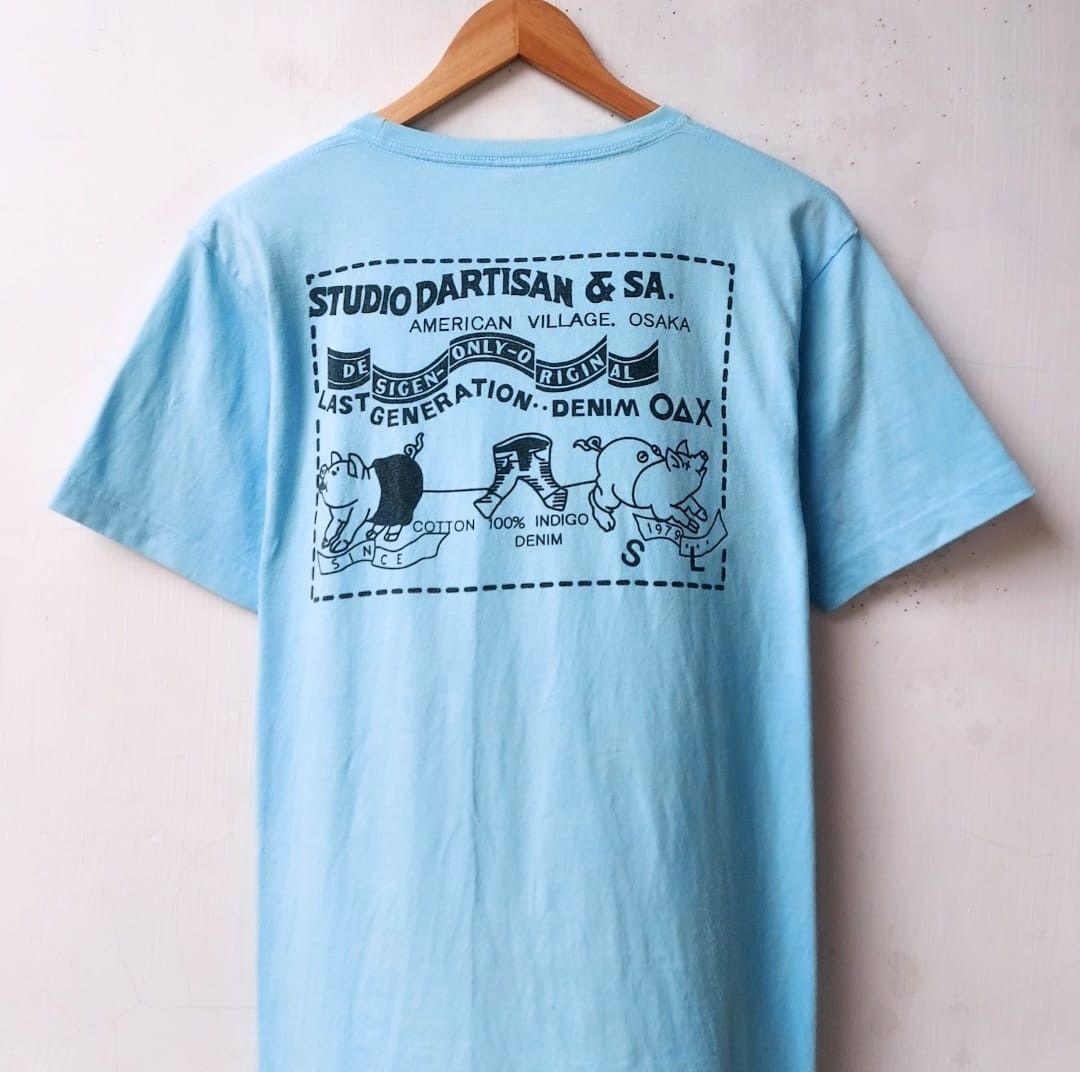 Japanese Brand × Studio D'Artisan × Vintage Vtg Studio D'Artisan Loopwheel Logo Back Print Tshirt Size US M / EU 48-50 / 2 - 4 Thumbnail