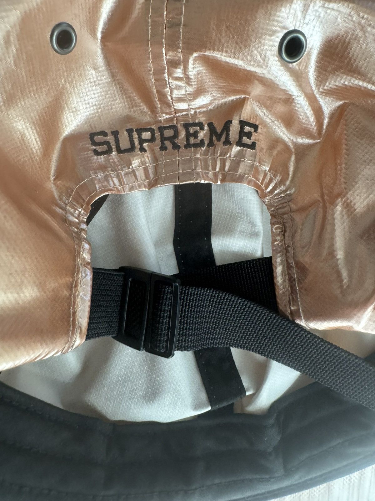 Supreme × The North Face SS18 Supreme®/The North Face® Metallic 6-Panel Hat Rose Gold Size ONE SIZE - 2 Thumbnail