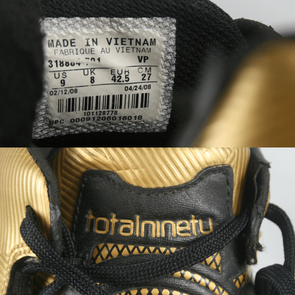 Nike 2008 Total 90 Shoot Li Lc Low Football Sneakers Vintage Size US 9 / EU 42 - 12 Thumbnail