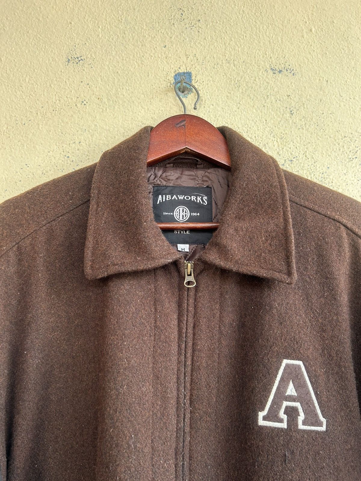 Japanese Brand Aiba Works Zip Up Varsity Jacket Size US M / EU 48-50 / 2 - 5 Thumbnail