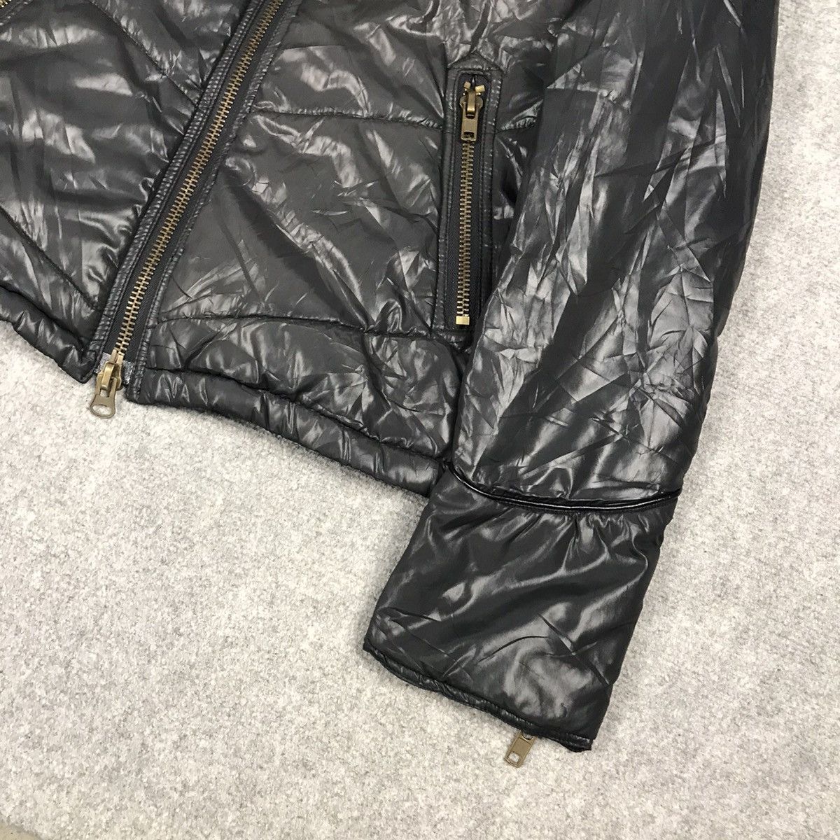 If Six Was Nine × Japanese Brand × Le Grande Bleu (L.G.B.) JAPAN BRAND BRTHBREATH PUFFER BLACK PUNK JACKET Size US S / EU 44-46 / 1 - 6 Thumbnail