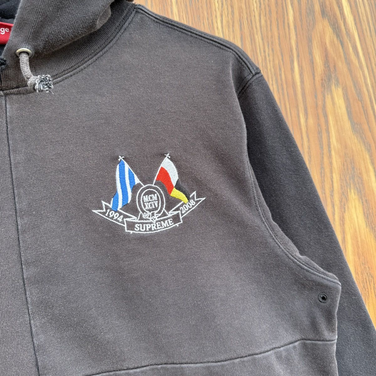 Supreme Supreme Hoodie MCM X CIV 1994 2008 Sweatshirt Size US L / EU 52-54 / 3 - 6 Thumbnail