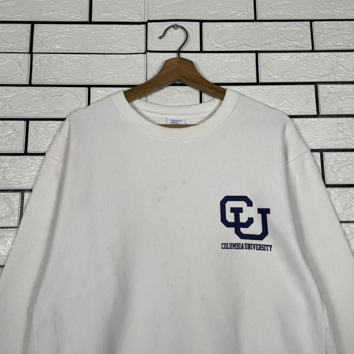 Japanese Brand Columbia University Crewneck Sweatshirt Size US L / EU 52-54 / 3 - 2 Thumbnail