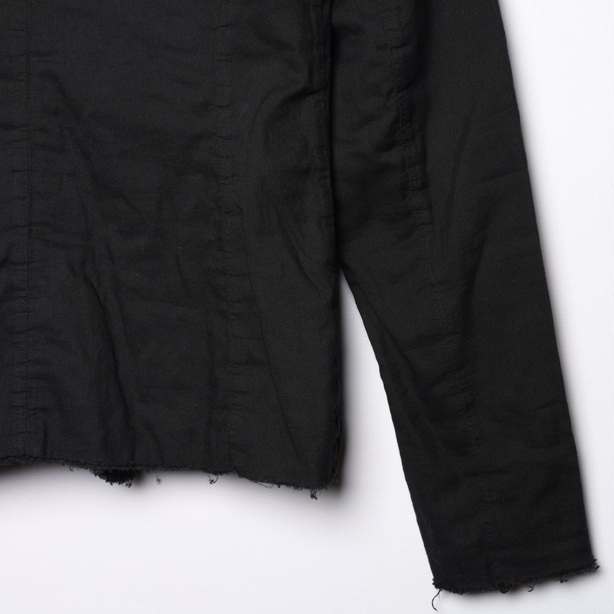 Rundholz Rundholz DIP Black Cotton Shirt Light Jacket Blazer Size S / US 4 / IT 40 - 18 Thumbnail