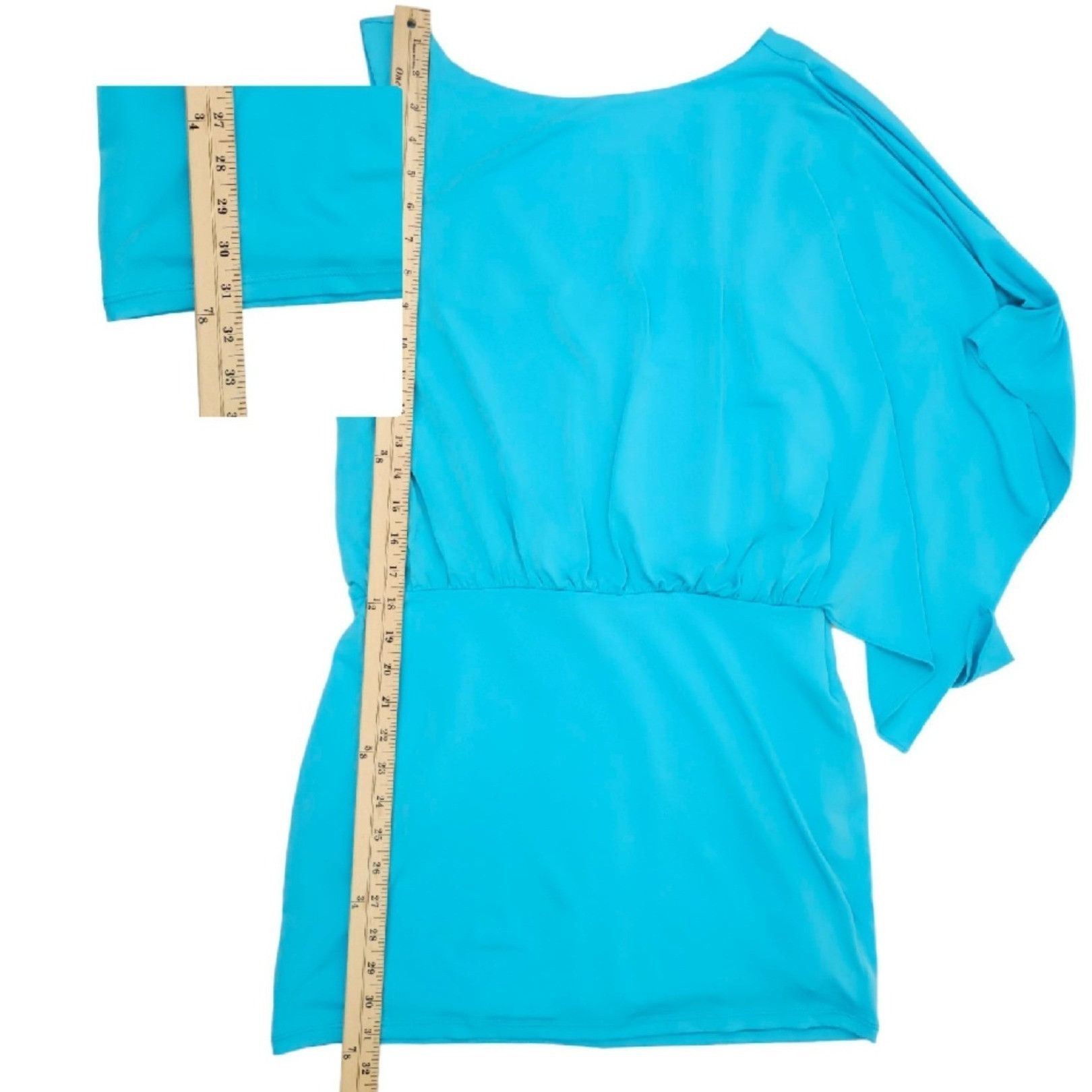 Other Max And Cleo One Shoulder Flowy Sleeve Dress Womens Size 4 Size S / US 4 / IT 40 - 5 Thumbnail