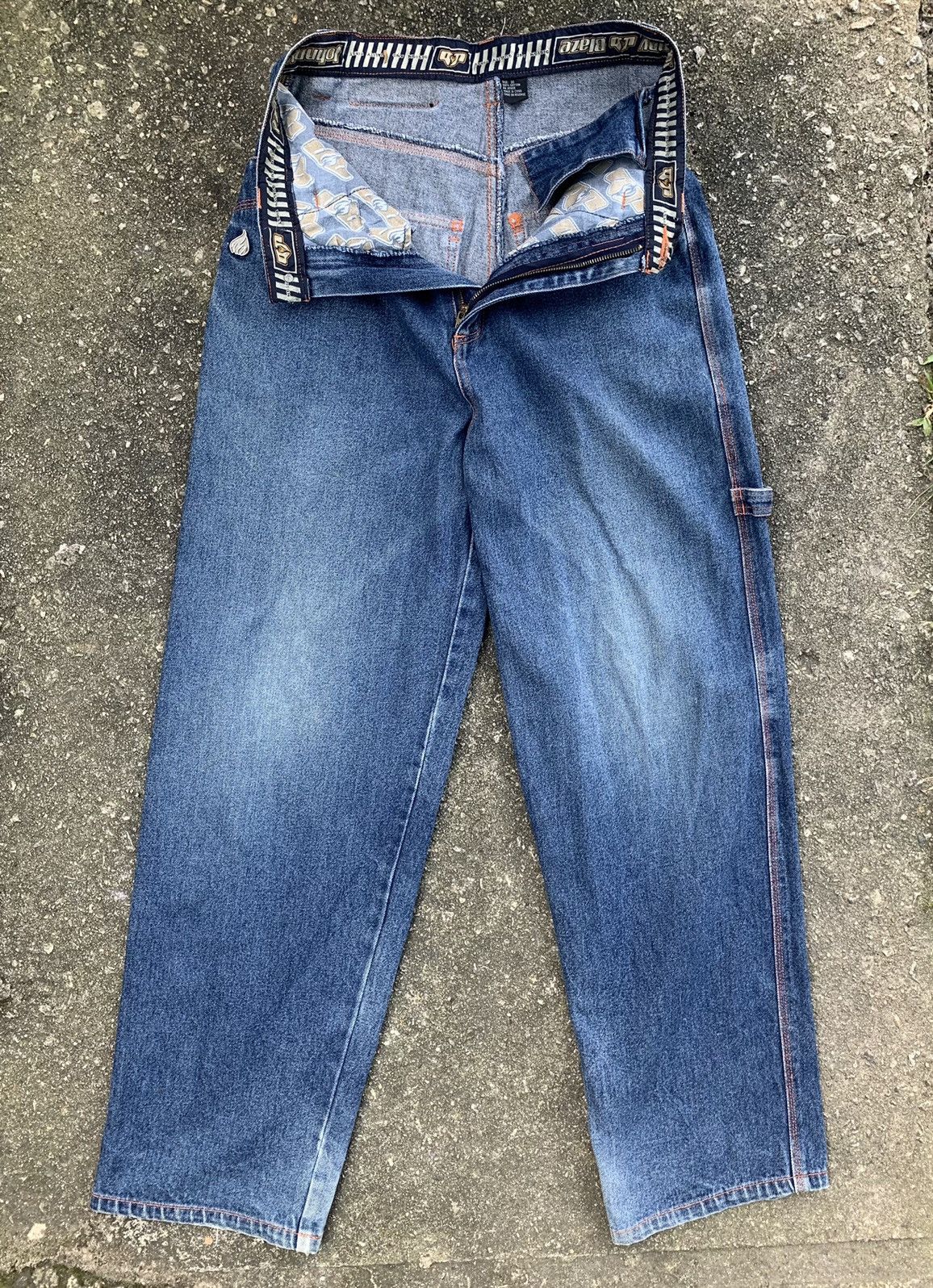 Vintage Vintage Johnny Blaze Baggy Denim Jeans Size US 29 - 19 Thumbnail